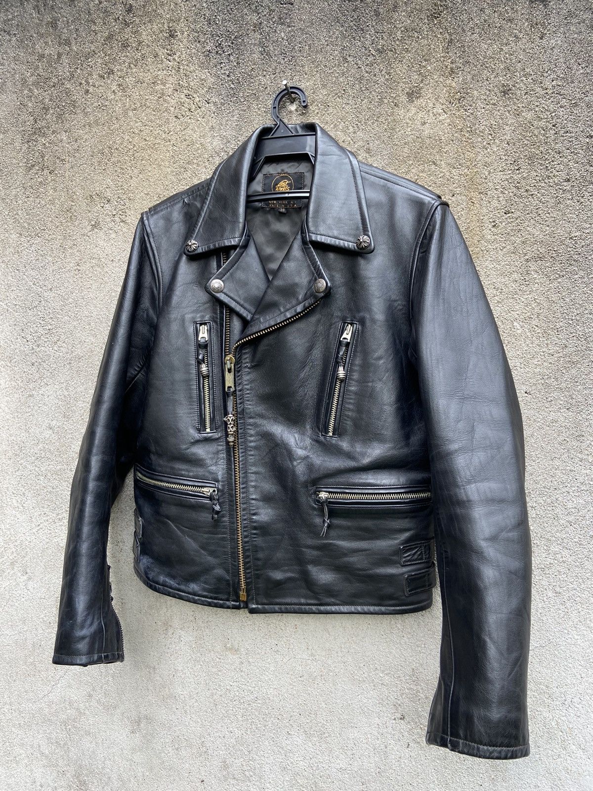 Lost Enterprises Vintage horsehide Leather Motorcycle Jacket Size US S / EU 44-46 / 1 - 5 Thumbnail
