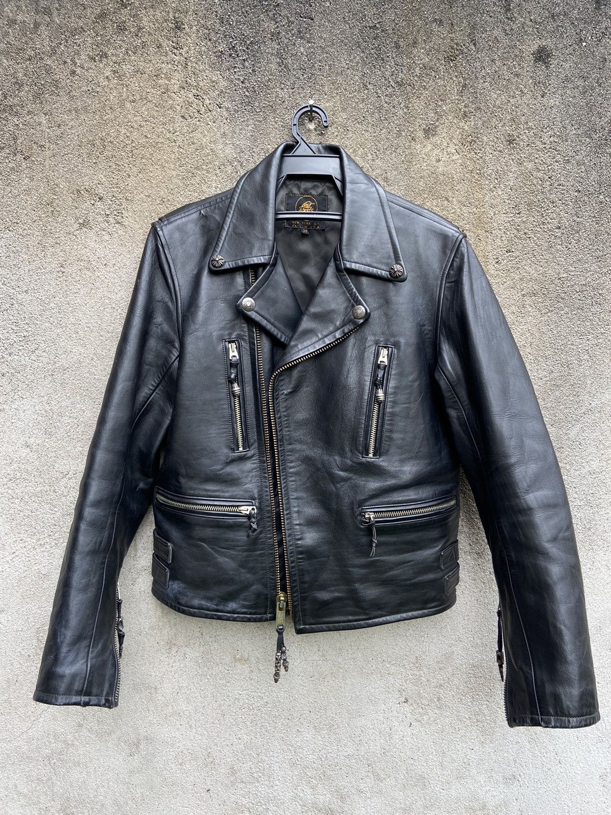 Lost Enterprises Vintage horsehide Leather Motorcycle Jacket Size US S / EU 44-46 / 1 - 9 Thumbnail