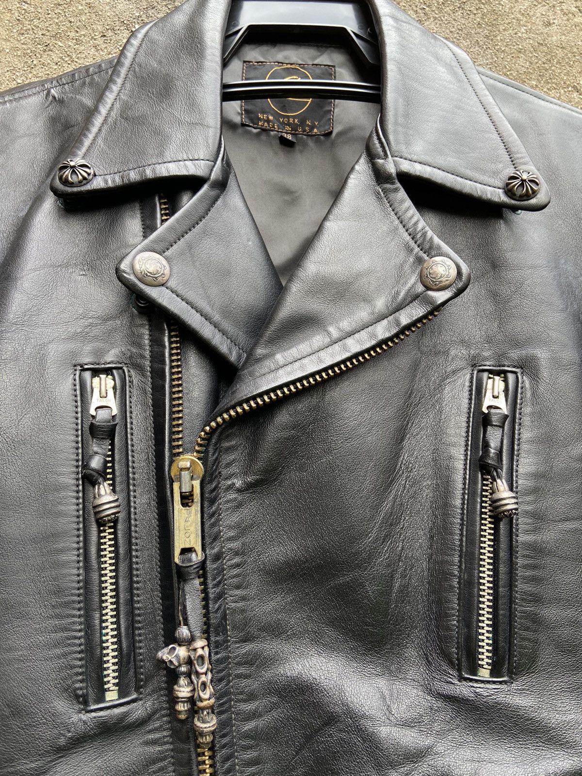 Lost Enterprises Vintage horsehide Leather Motorcycle Jacket Size US S / EU 44-46 / 1 - 7 Thumbnail