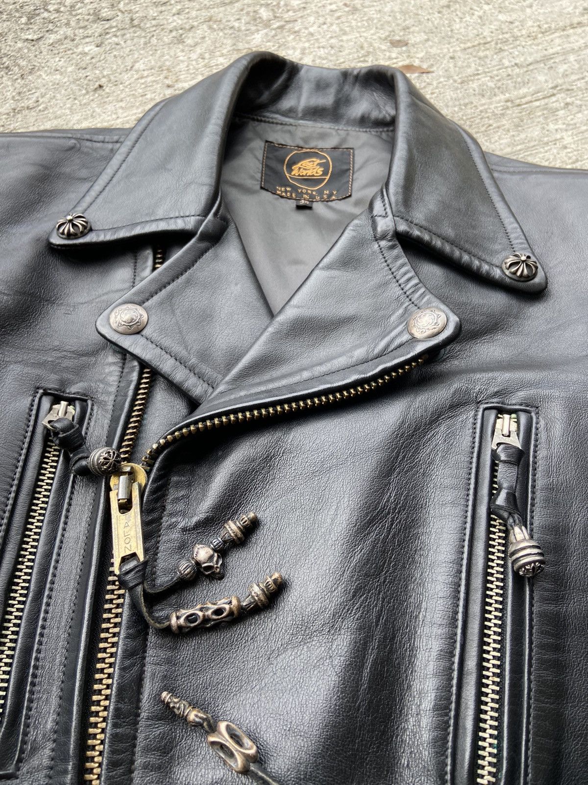 Lost Enterprises Vintage horsehide Leather Motorcycle Jacket Size US S / EU 44-46 / 1 - 12 Thumbnail