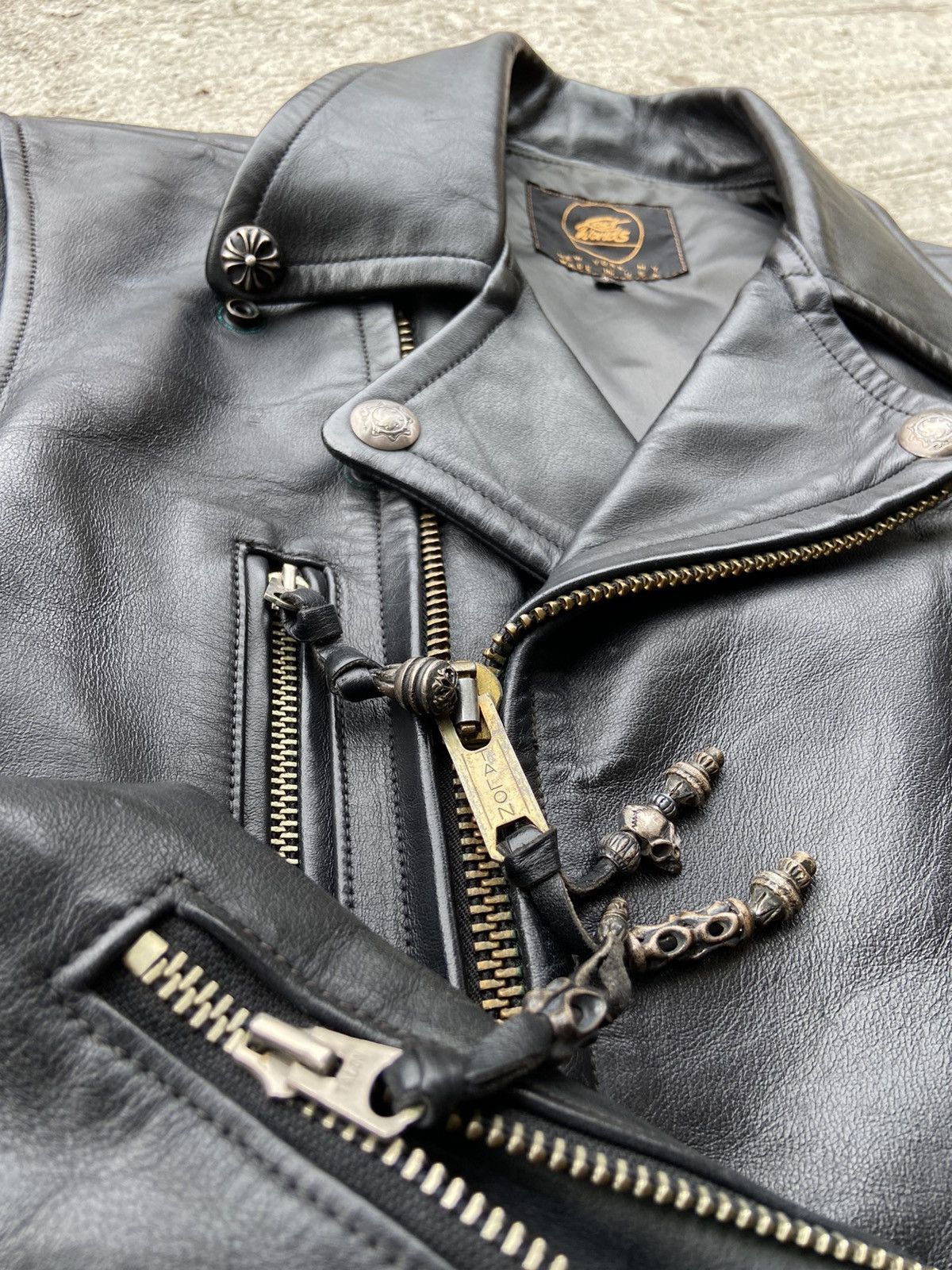 Lost Enterprises Vintage horsehide Leather Motorcycle Jacket Size US S / EU 44-46 / 1 - 13 Thumbnail