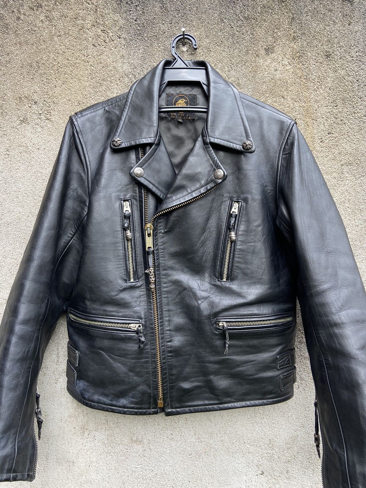 Lost Enterprises Vintage horsehide Leather Motorcycle Jacket Size US S / EU 44-46 / 1 - 6 Thumbnail