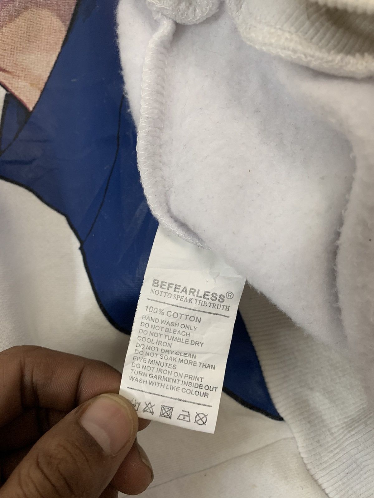 Japanese Brand Be Fearless Hoodie Size US M / EU 48-50 / 2 - 8 Thumbnail