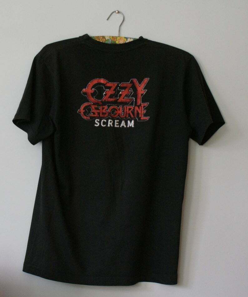 Band Tees Ozzy Osbourne ©2010 Scream 2010 Tour Rare Vintage Rock Tee Size US S / EU 44-46 / 1 - 3 Thumbnail