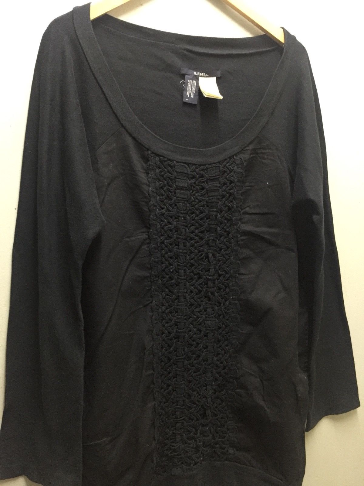 Limi Feu Long Sleeve Knitted Wide Collar Oversize Tee Size US S / EU 44-46 / 1 - 4 Thumbnail