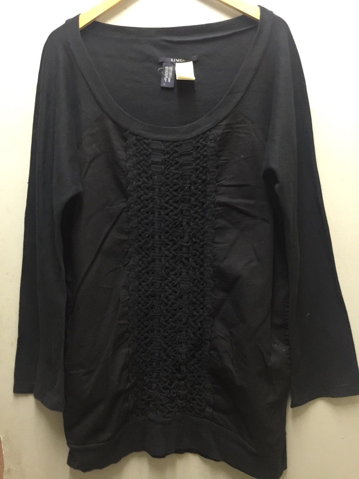 Limi Feu Long Sleeve Knitted Wide Collar Oversize Tee Size US S / EU 44-46 / 1 - 8 Thumbnail
