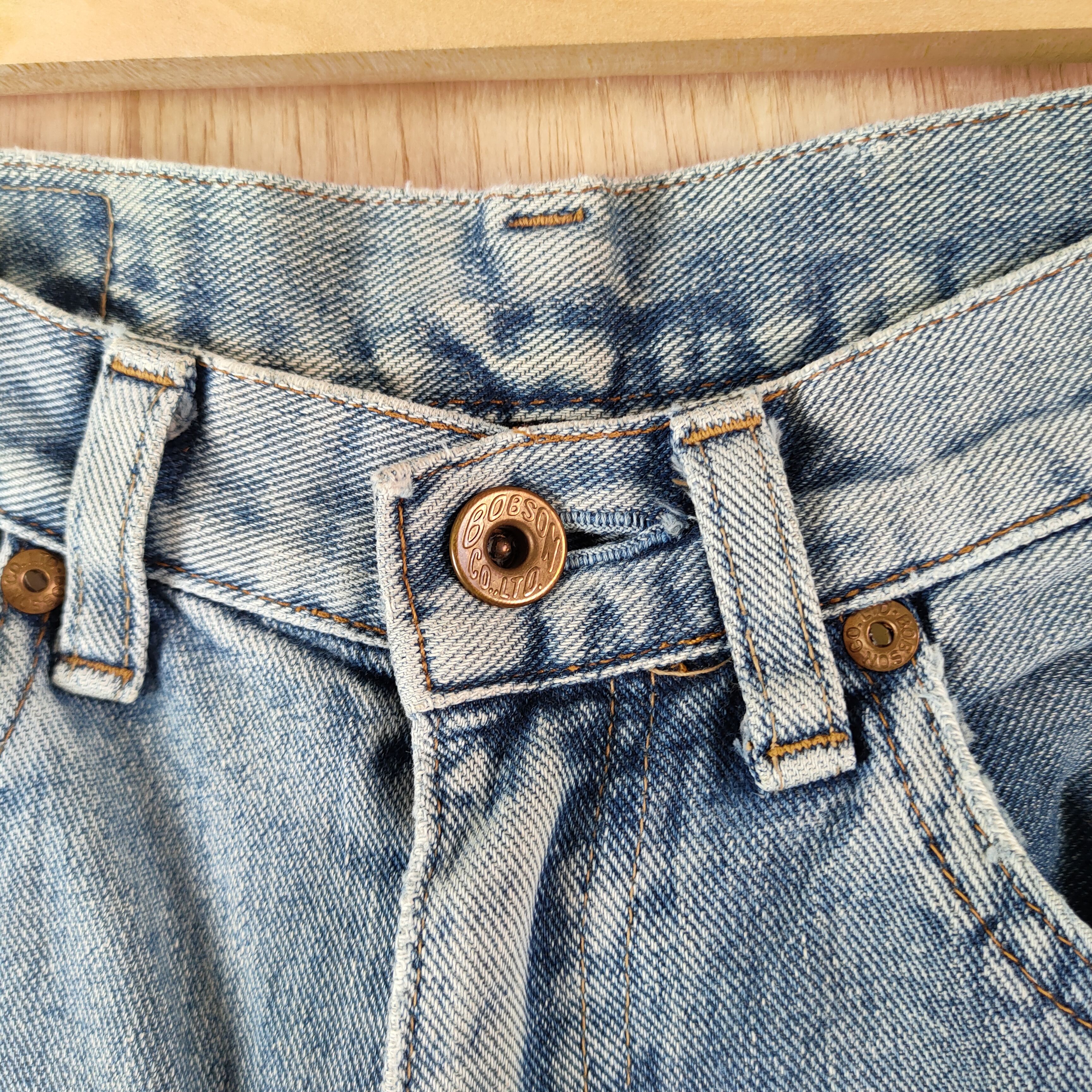 Japanese Brand BOBSON WOMAN JEANS DENIM BAGGY PANTS Size US 26 / EU 42 - 5 Thumbnail