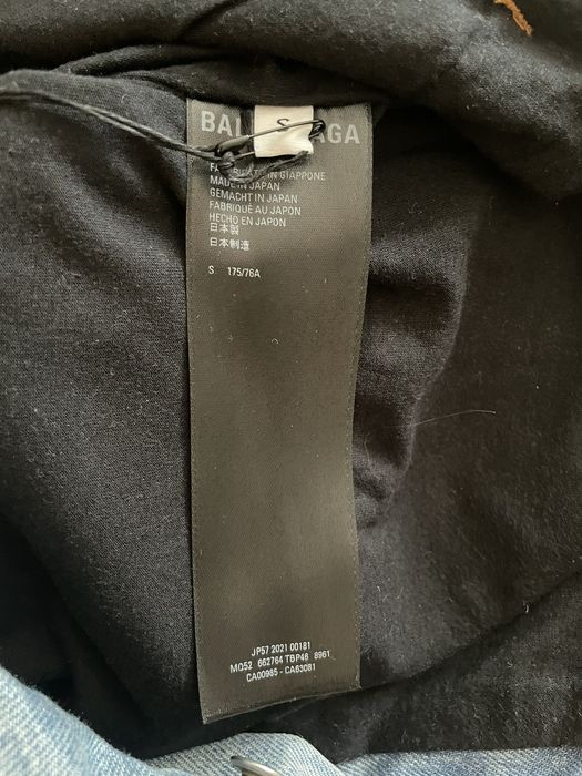 Balenciaga Slashed Loose Fit Baggy Jeans Size S | Grailed