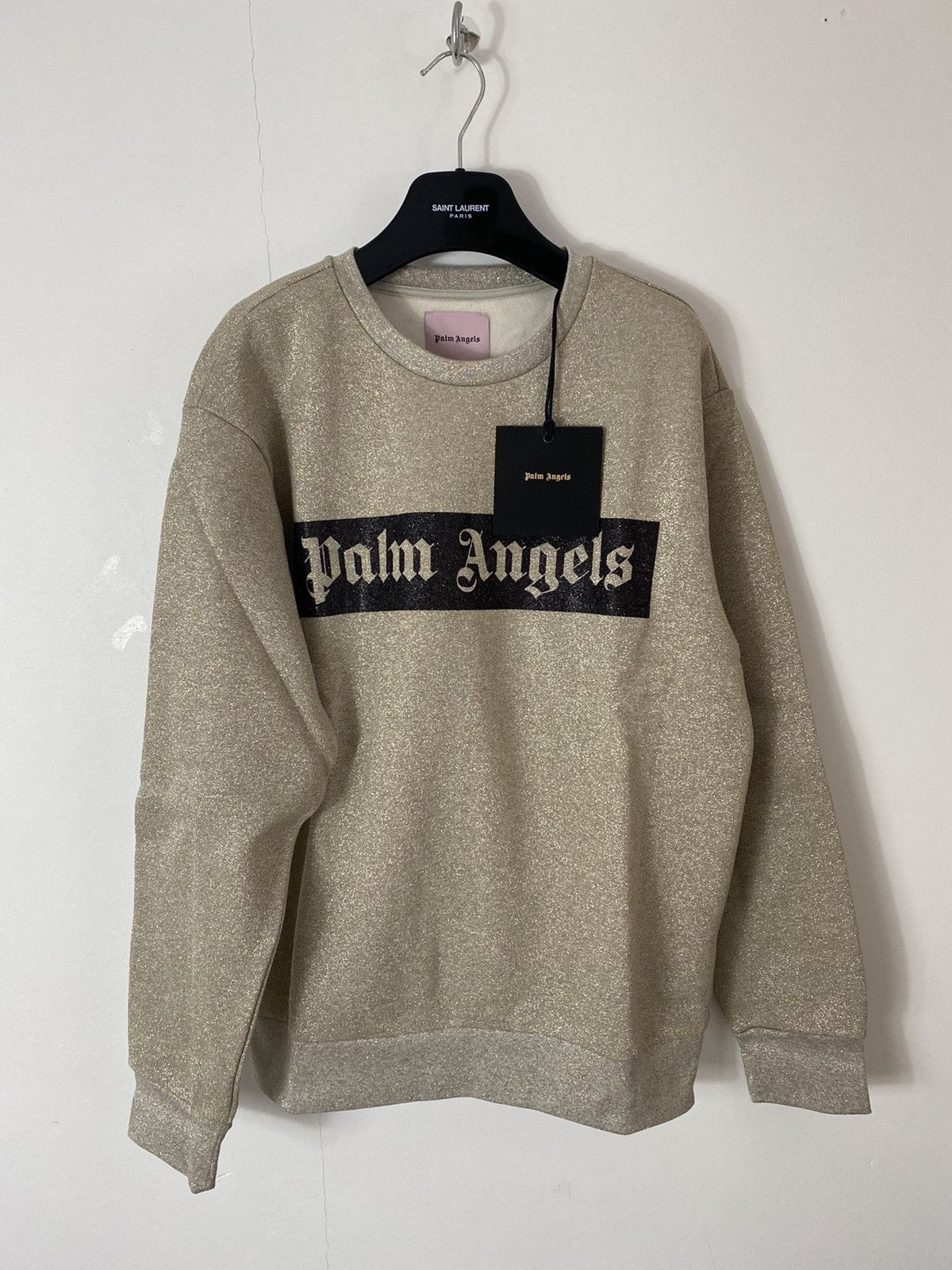 Palm Angels Palm Angels Gold Box Logo Sweatshirt Size US XL / EU 56 / 4 - 1 Preview