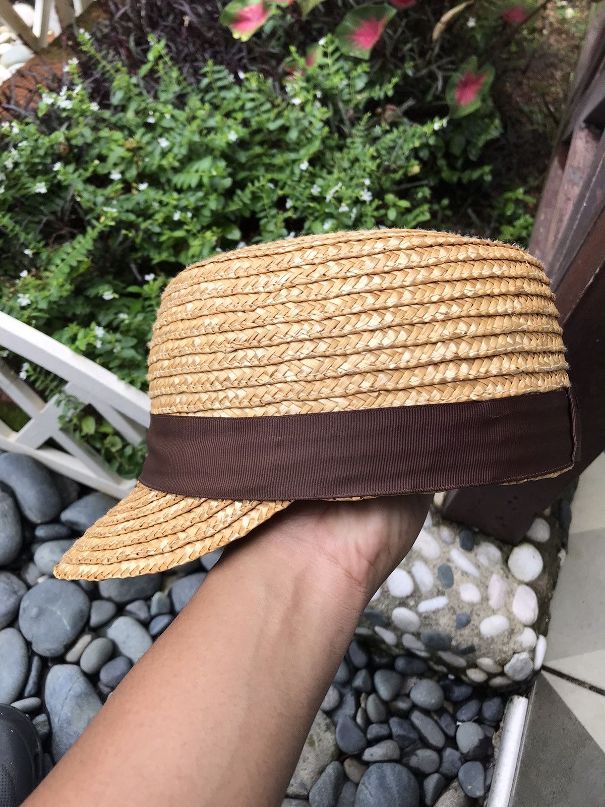 Other AUTHENTIC REAL STRAW HAT CAP GOLF VISOR SCOOP PANAMA Size ONE SIZE - 1 Thumbnail