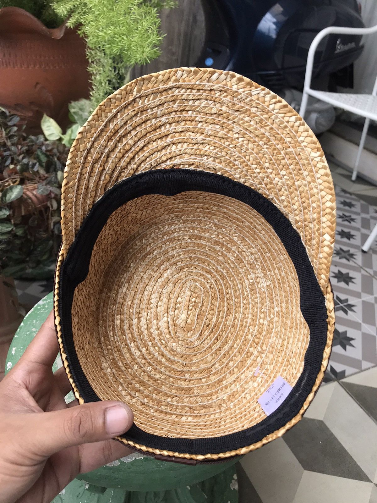Other AUTHENTIC REAL STRAW HAT CAP GOLF VISOR SCOOP PANAMA Size ONE SIZE - 9 Thumbnail