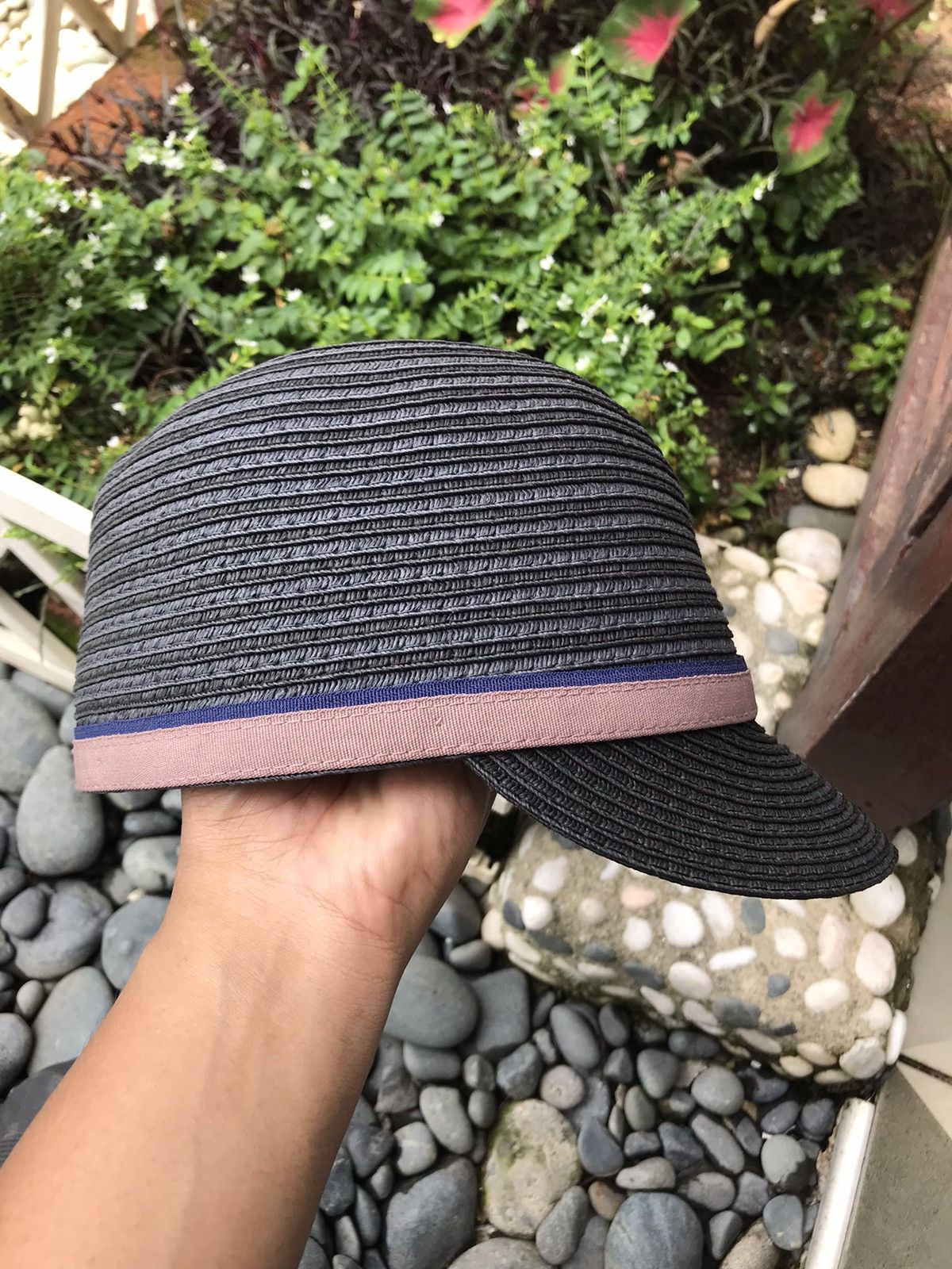 Other AUTHENTIC REAL STRAW HAT CAP GOLF VISOR SCOOP PANAMA Size ONE SIZE - 4 Thumbnail