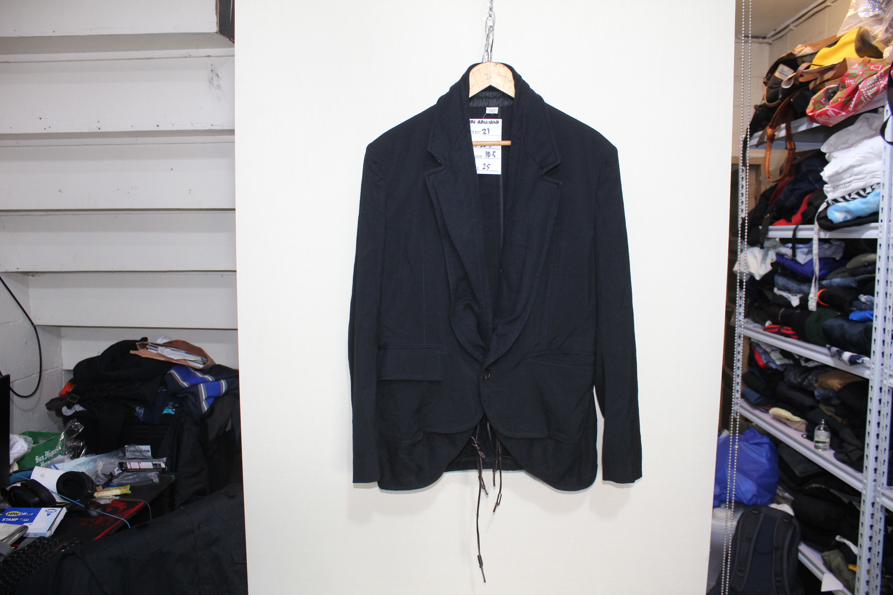 archival wool blazer