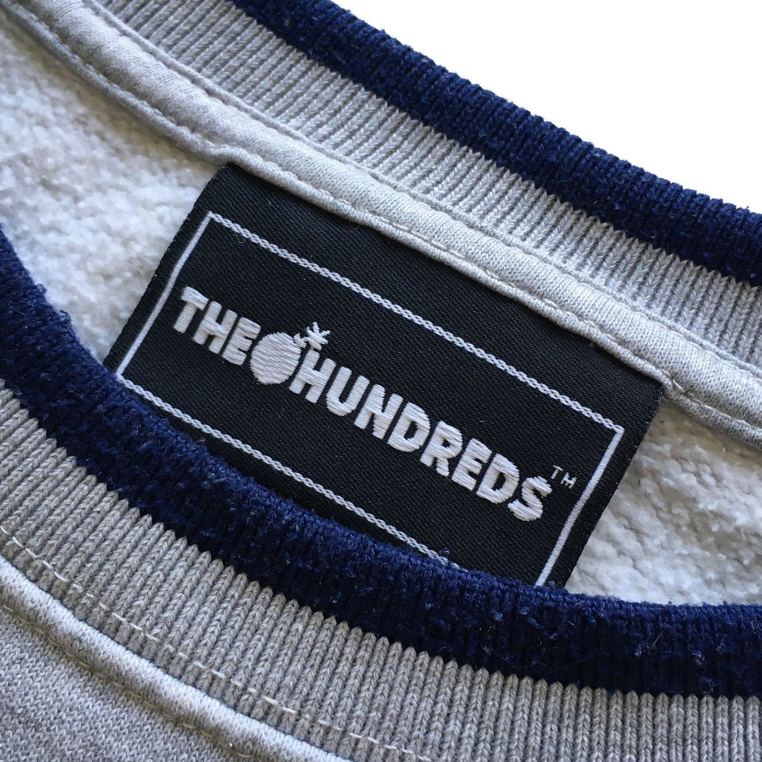 The Hundreds Heavy Cotton Heather Grey Embroidered Logo Sweatshirt Size US M / EU 48-50 / 2 - 4 Thumbnail
