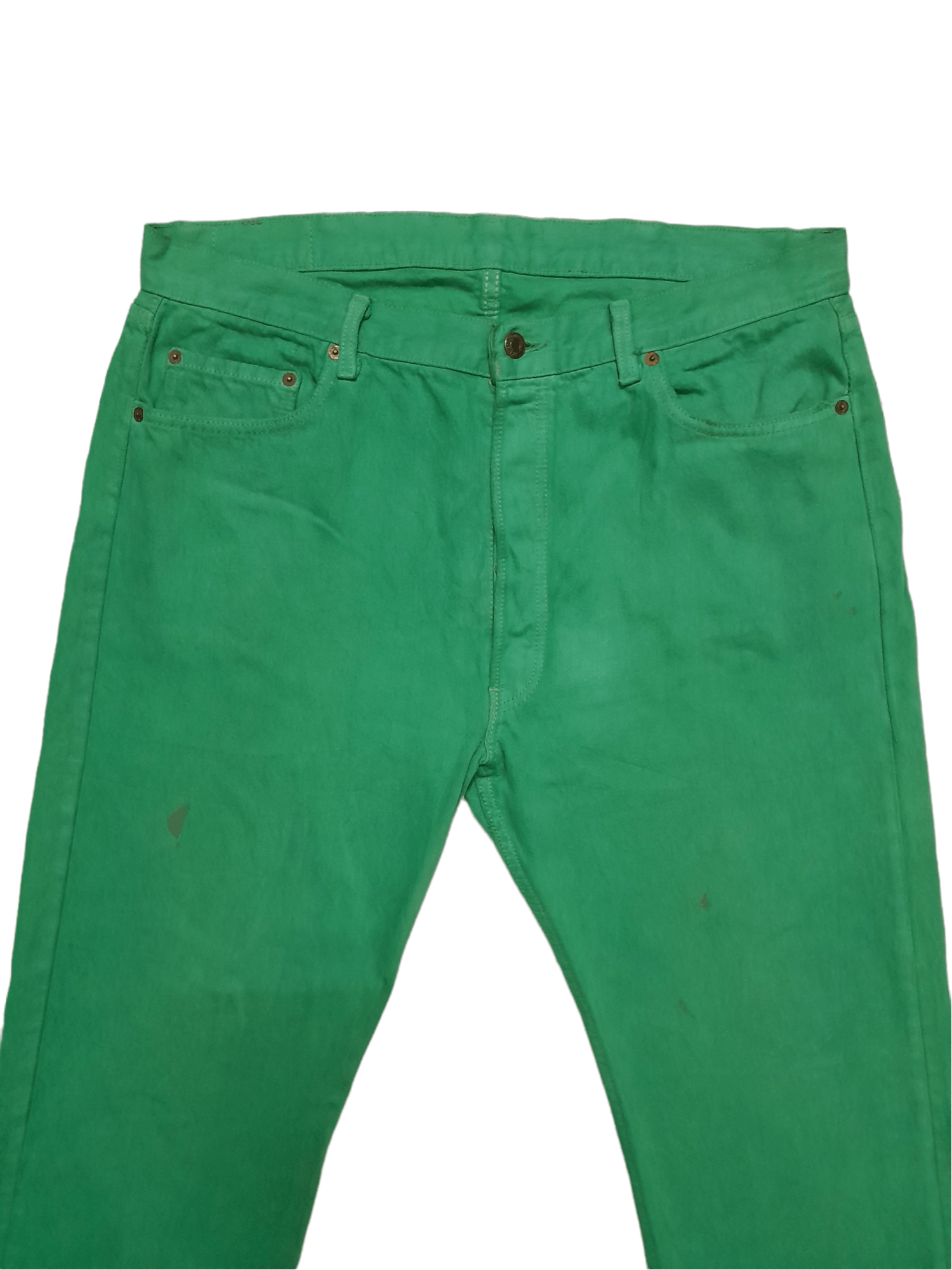 Levi's 80s Levis 501xx USA Button #532 Denim (E296) waist 36 Size US 36 / EU 52 - 2 Thumbnail