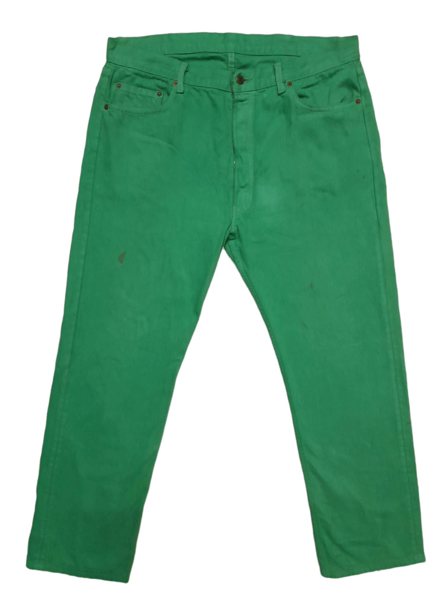 Levi's 80s Levis 501xx USA Button #532 Denim (E296) waist 36 Size US 36 / EU 52 - 1 Thumbnail