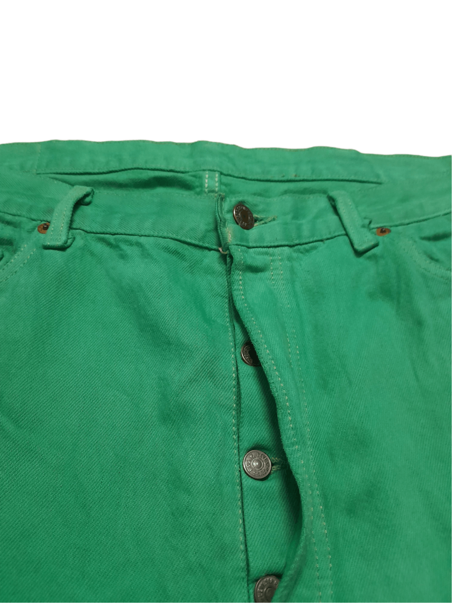 Levi's 80s Levis 501xx USA Button #532 Denim (E296) waist 36 Size US 36 / EU 52 - 5 Thumbnail