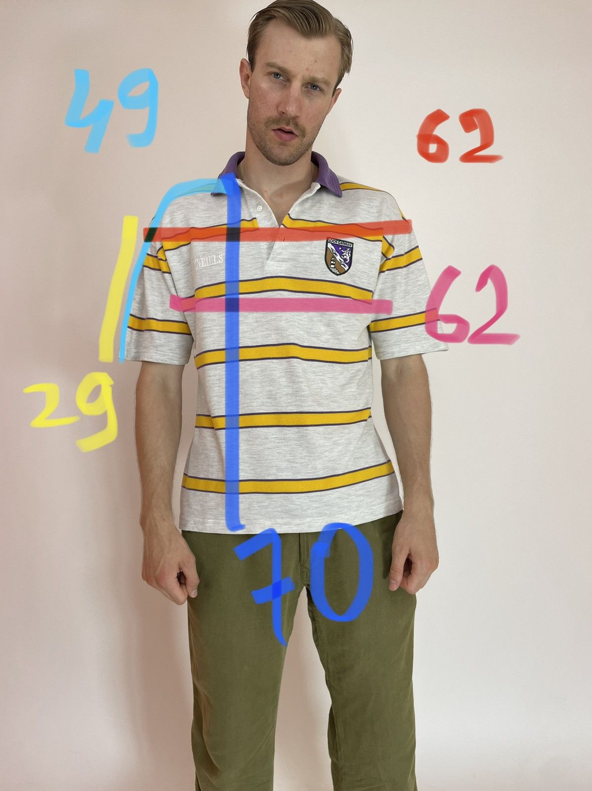Vintage Vintage O’NEILLS LOCH GARMAN Rare striped polo shirt size M Size US M / EU 48-50 / 2 - 11 Thumbnail