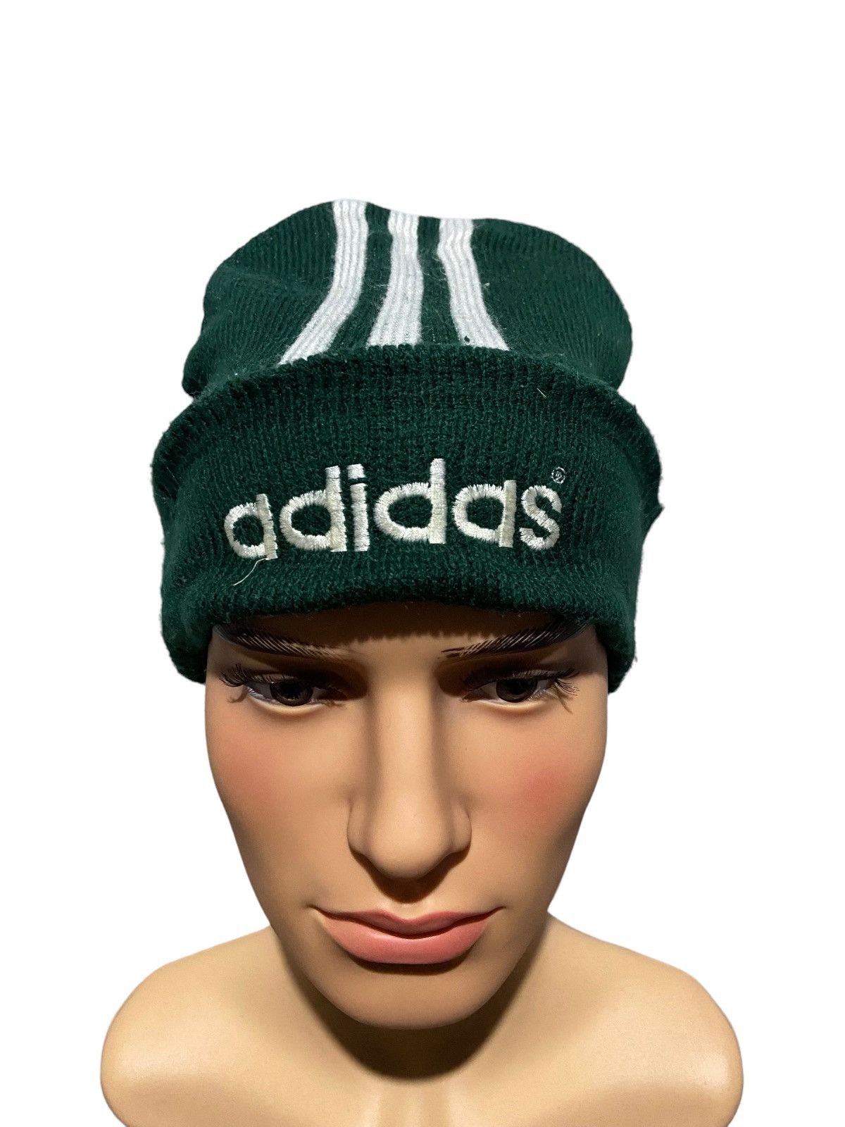 Vintage 🔥SALE🔥VINTAGE ADIDAS NICE DESIGN BEANIE Size ONE SIZE - 1 Thumbnail