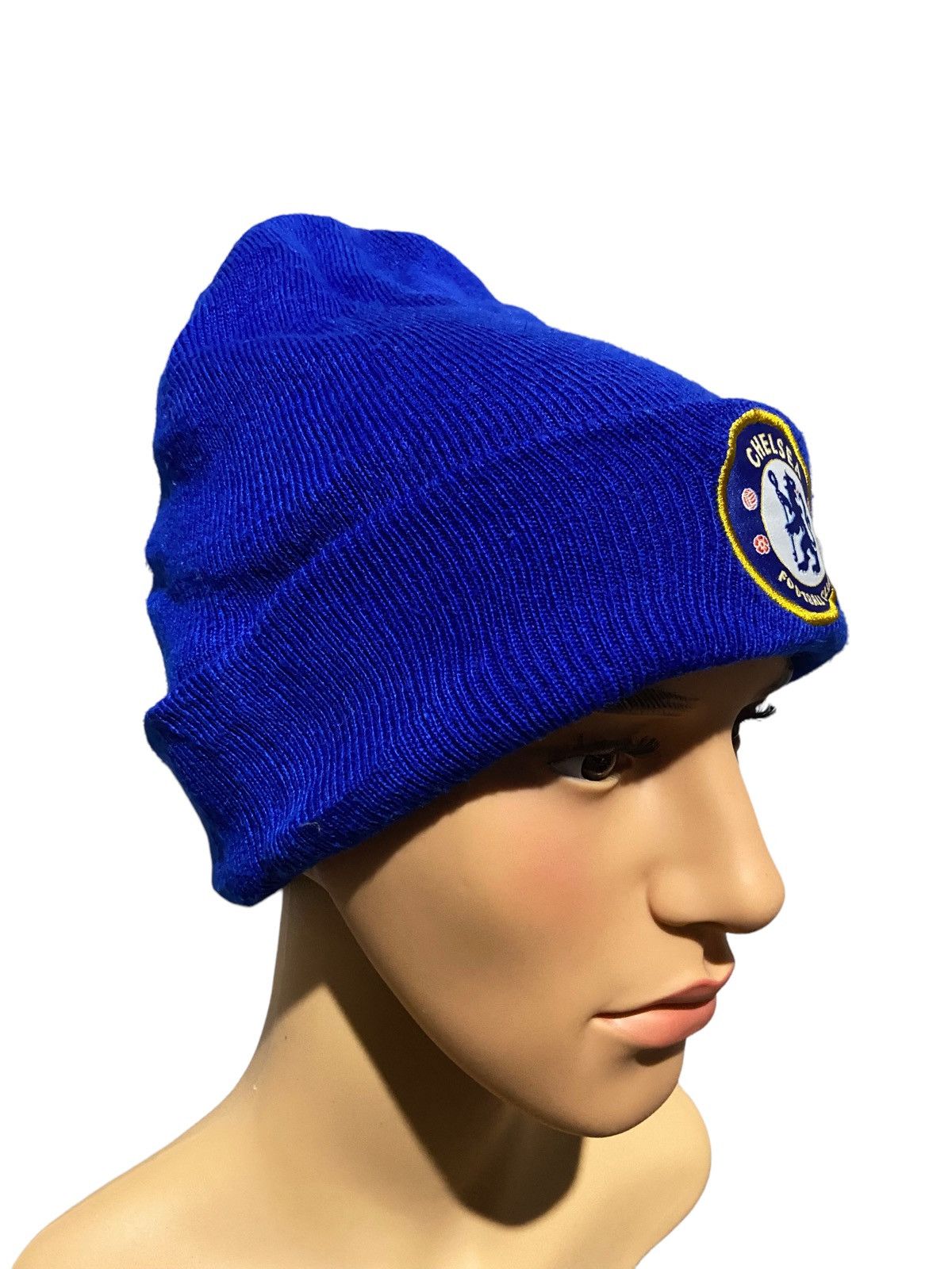 Chelsea Soccer 🔥SALE🔥CHELSEA OFFICIAL MERCHANDISE KNITTED BEANIE Size ONE SIZE - 2 Thumbnail