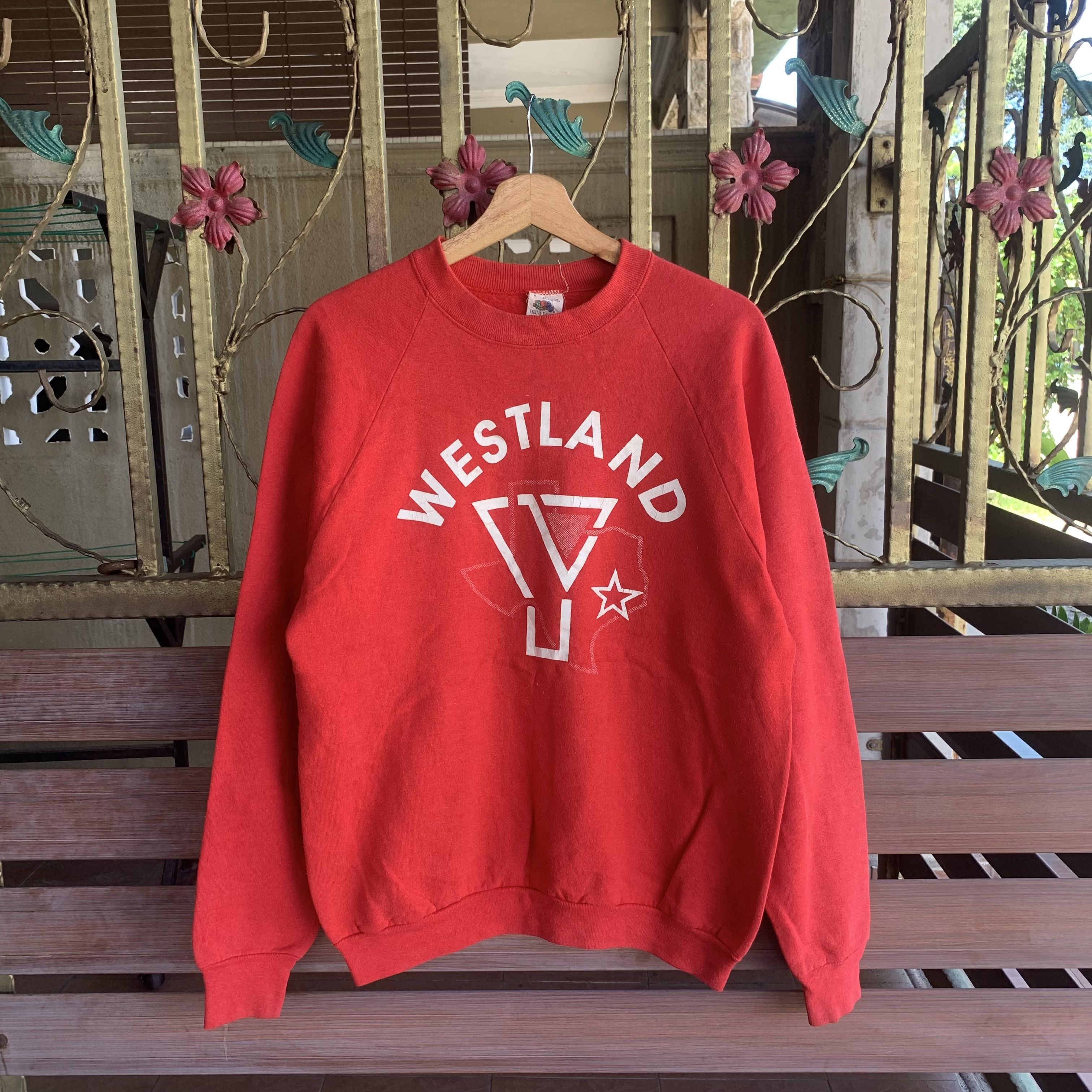 Fruit Of The Loom 💥 1990’s Vintage Fruit Of The Loom Jumper Pullover Sweater Size US L / EU 52-54 / 3 - 1 Thumbnail