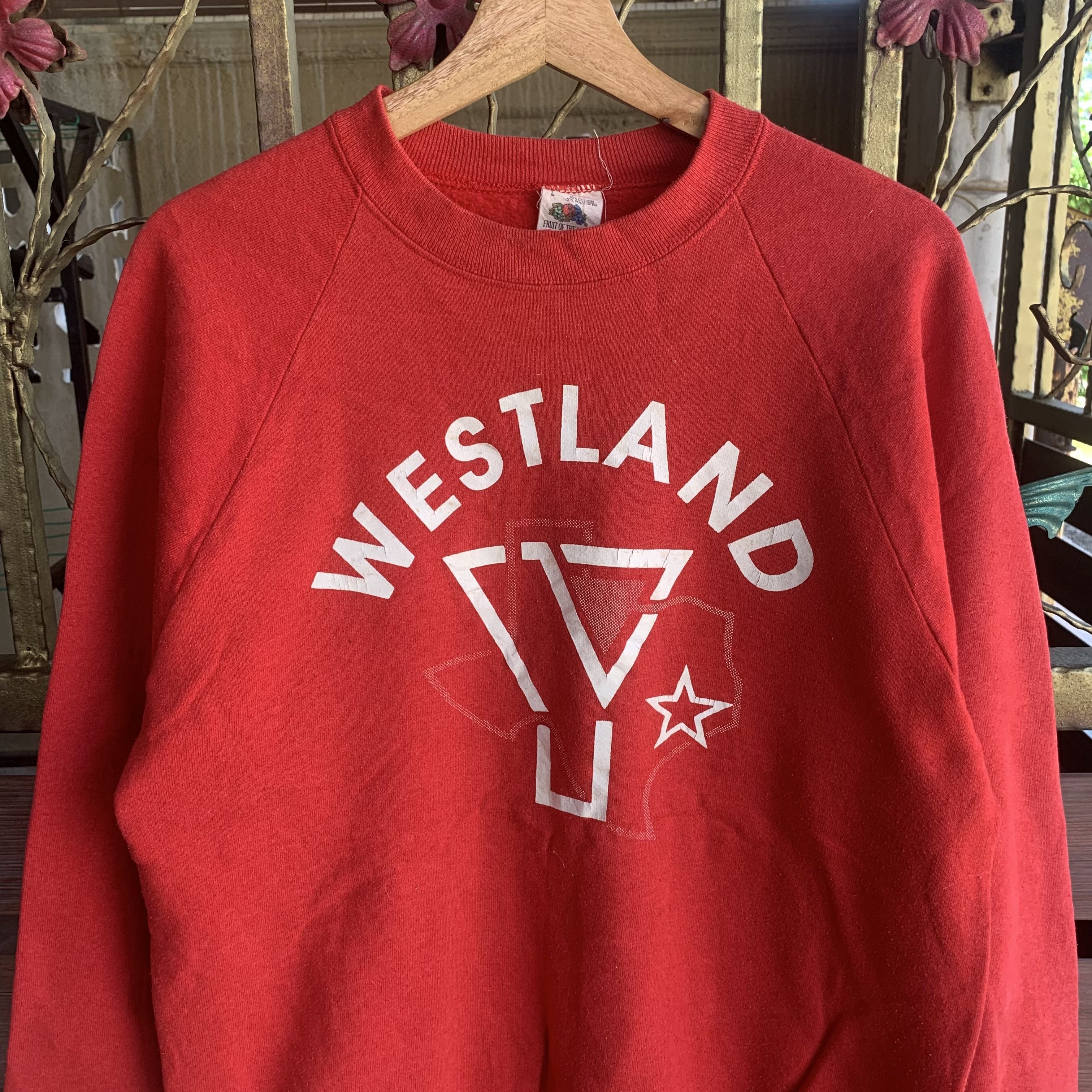Fruit Of The Loom 💥 1990’s Vintage Fruit Of The Loom Jumper Pullover Sweater Size US L / EU 52-54 / 3 - 3 Thumbnail