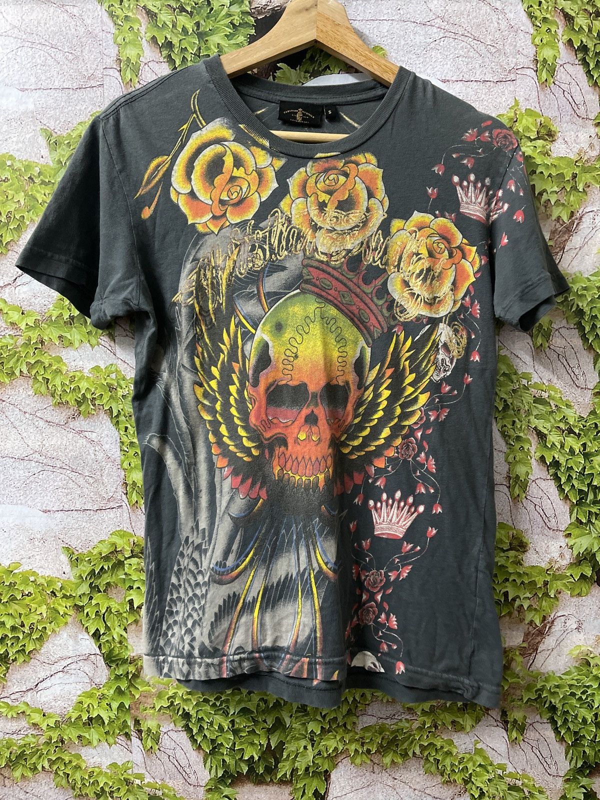 Christian Audigier × Ed Hardy × Seditionaries CHRISTIAN AUDIGIER FULL PRINT VERY RARE Size US S / EU 44-46 / 1 - 1 Thumbnail