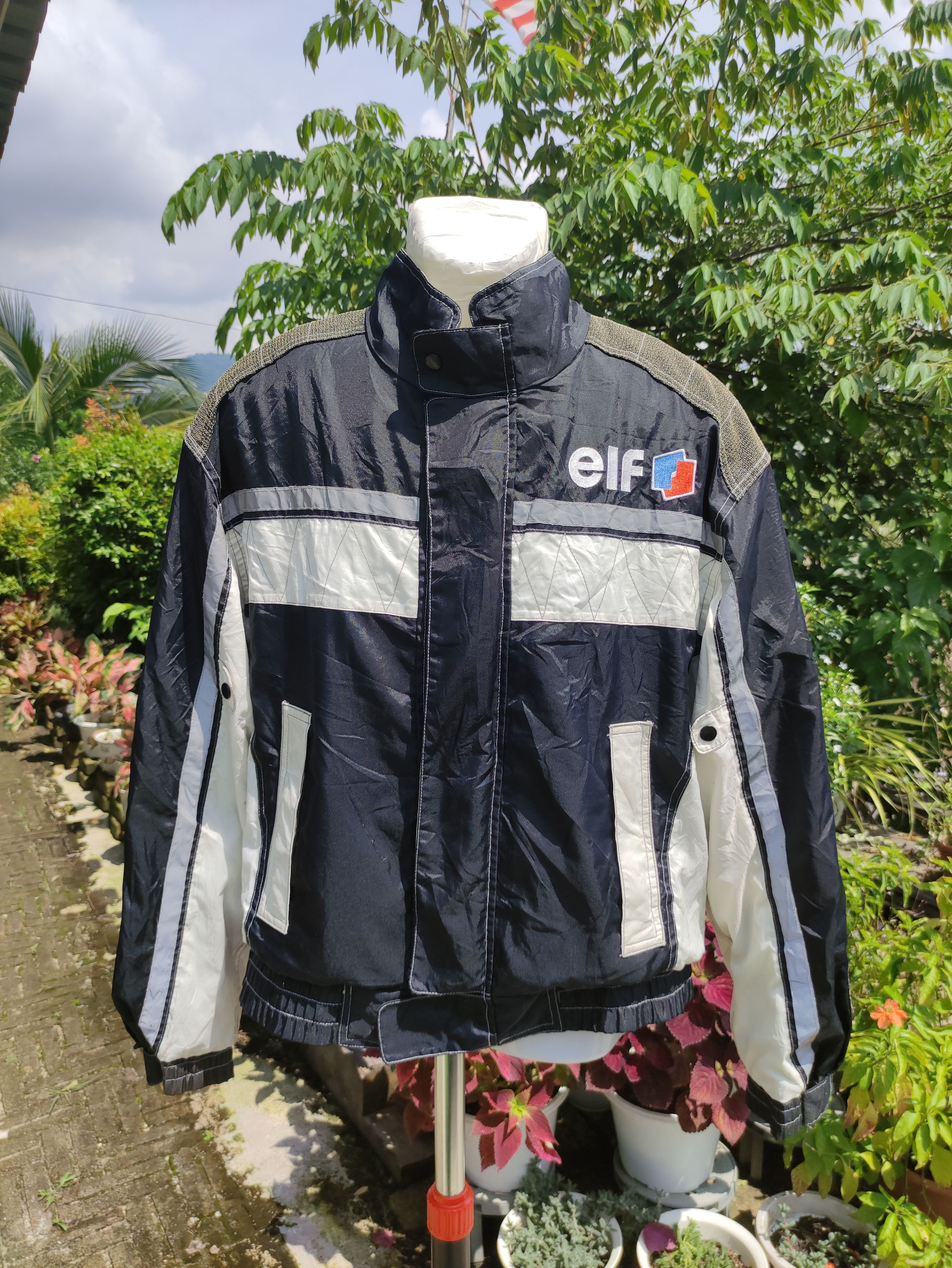 Vintage Vtg ELF competition moto sports jacket big logo Size US L / EU 52-54 / 3 - 6 Thumbnail
