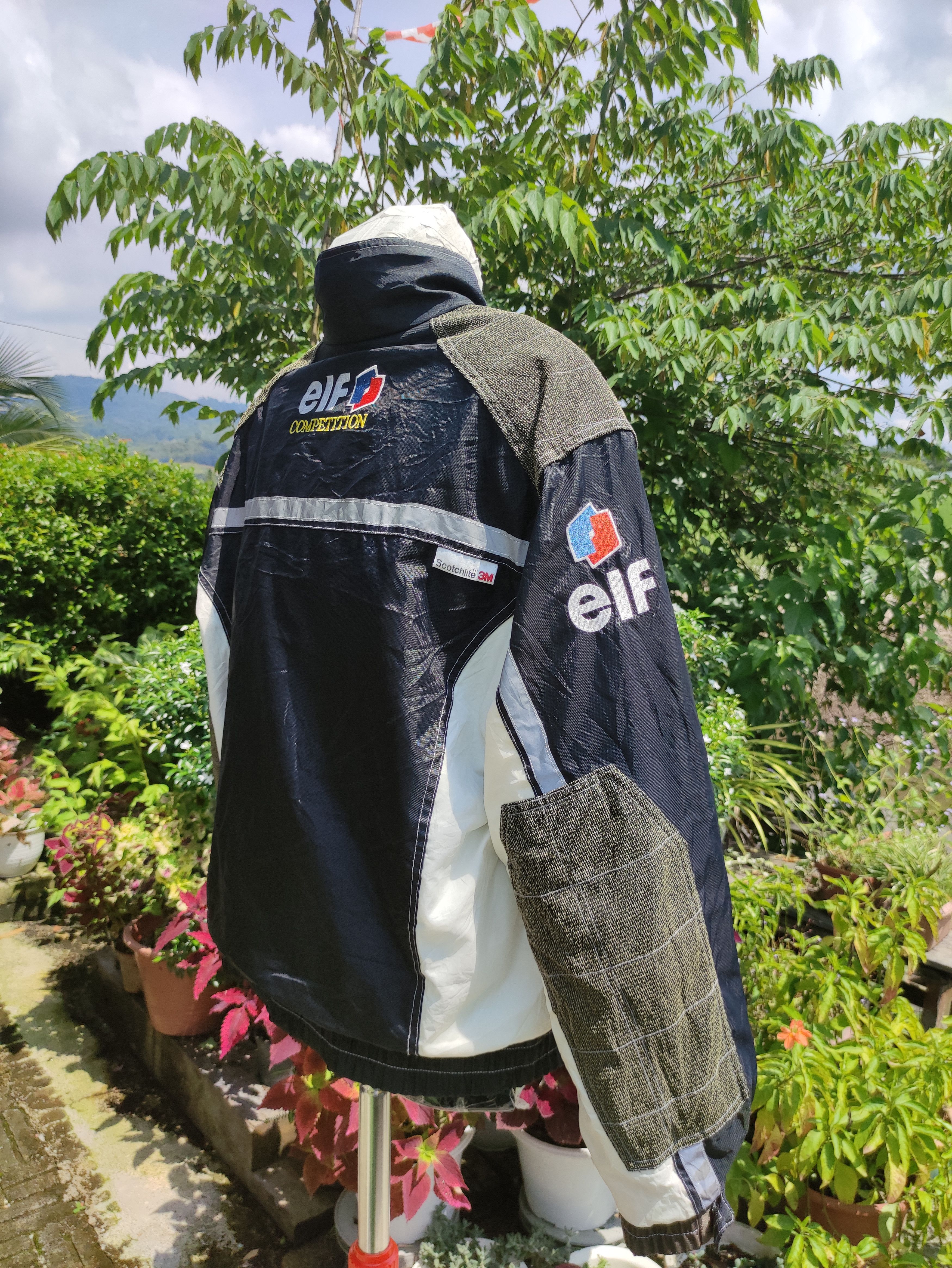 Vintage Vtg ELF competition moto sports jacket big logo Size US L / EU 52-54 / 3 - 4 Thumbnail