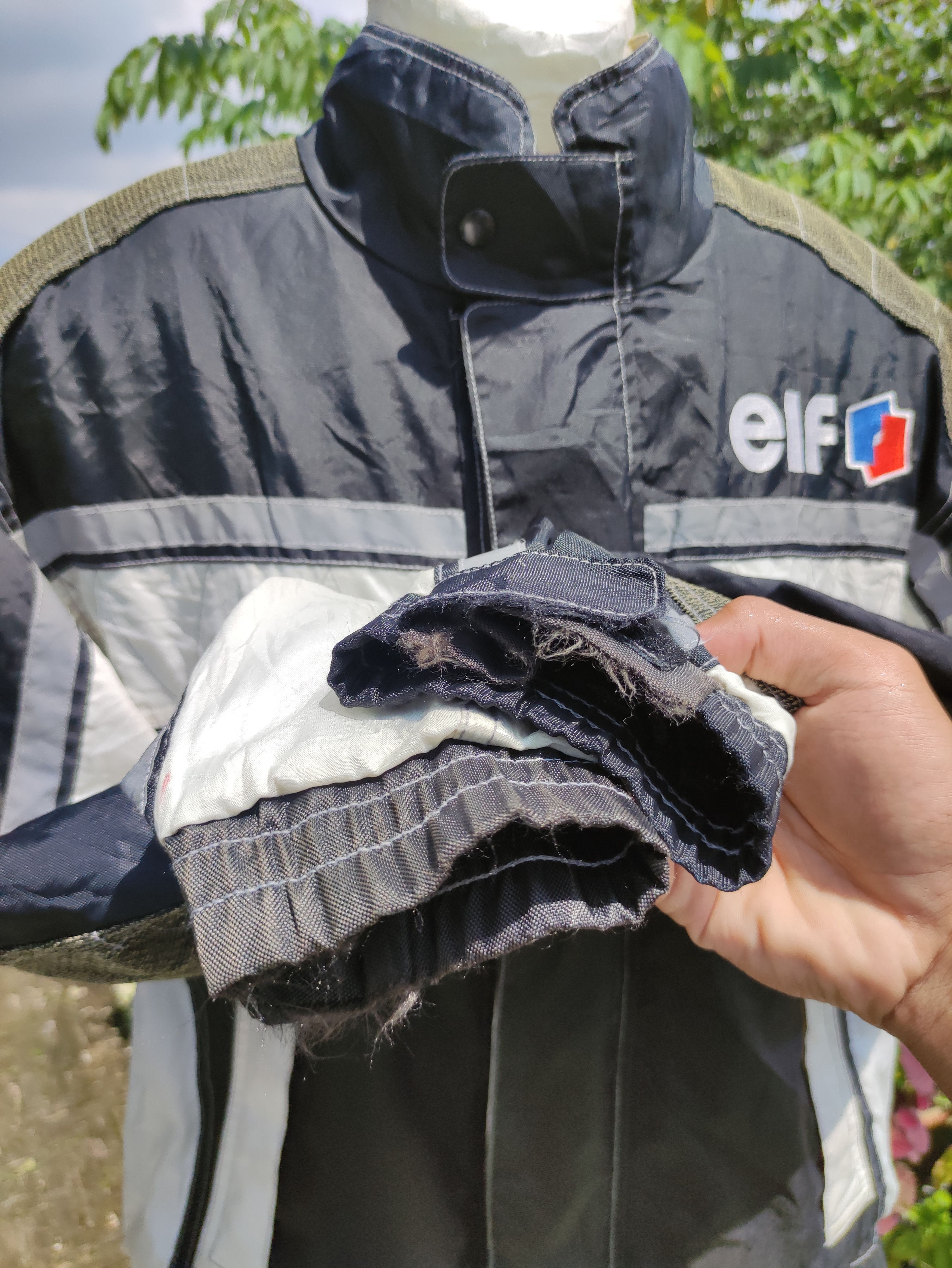 Vintage Vtg ELF competition moto sports jacket big logo Size US L / EU 52-54 / 3 - 9 Thumbnail