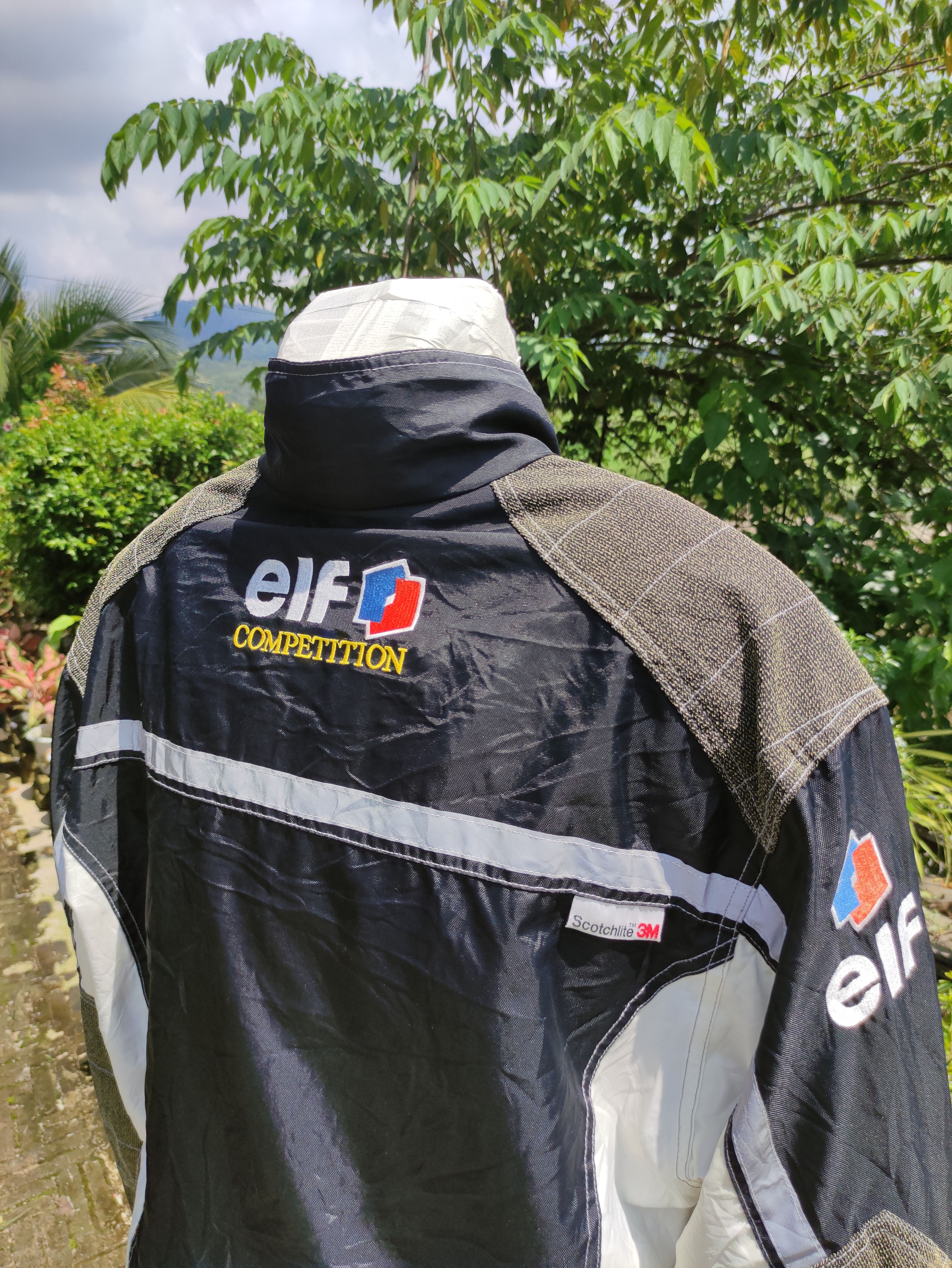 Vintage Vtg ELF competition moto sports jacket big logo Size US L / EU 52-54 / 3 - 3 Thumbnail
