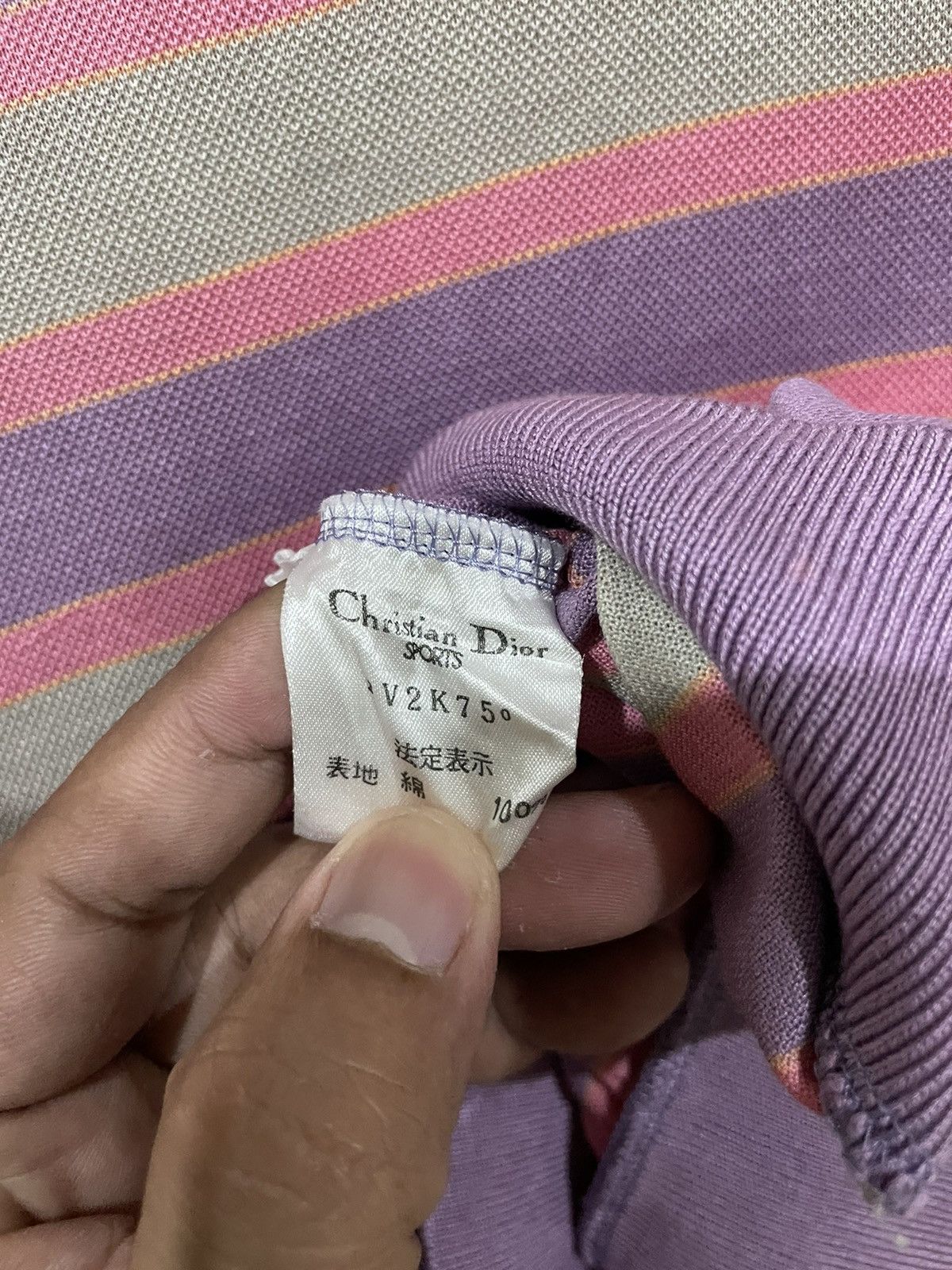 Christian Dior Monsieur Vintage 90s Christian Dior CD Sports Stripe Shirts Size US M / EU 48-50 / 2 - 15 Thumbnail