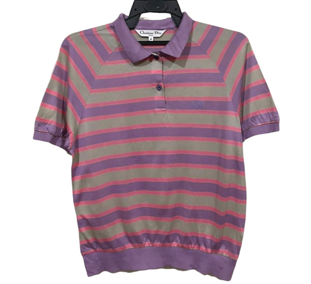 Christian Dior Monsieur Vintage 90s Christian Dior CD Sports Stripe Shirts Size US M / EU 48-50 / 2 - 4 Thumbnail