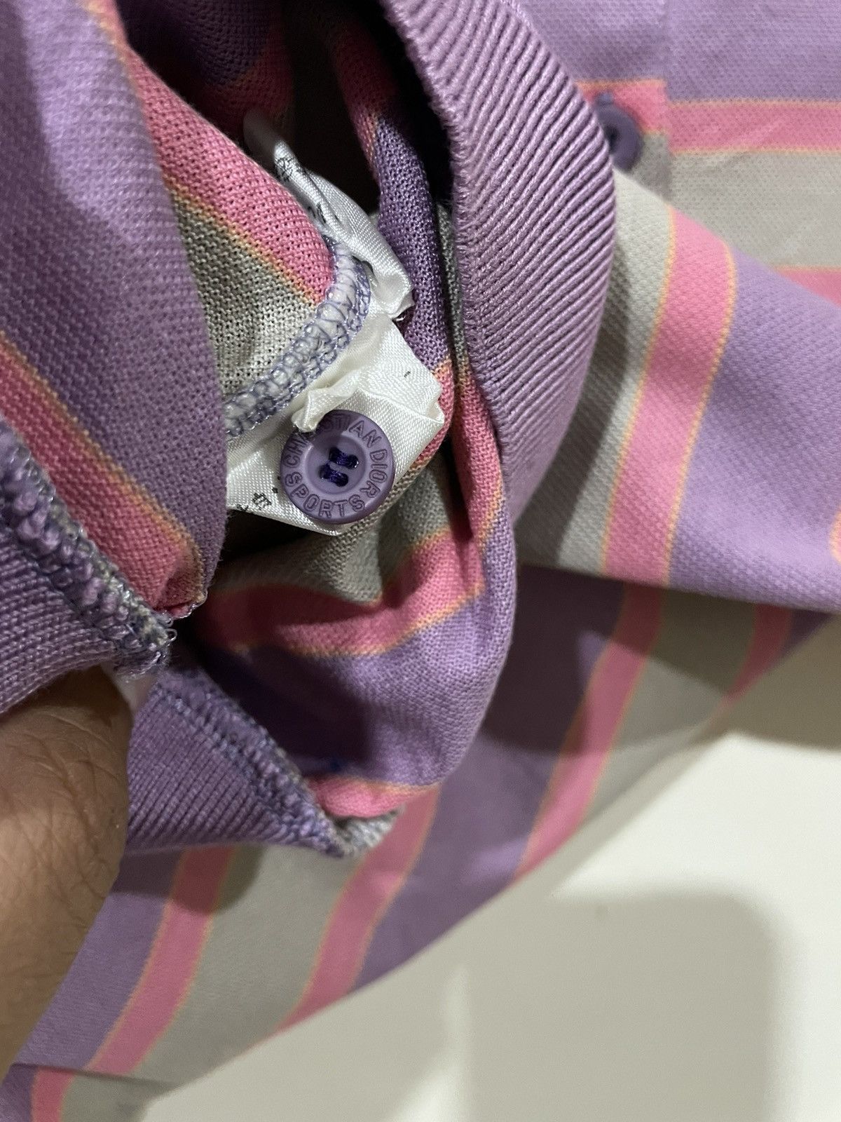 Christian Dior Monsieur Vintage 90s Christian Dior CD Sports Stripe Shirts Size US M / EU 48-50 / 2 - 13 Thumbnail