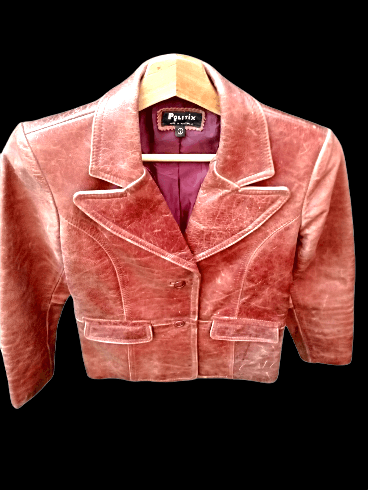 Japanese Brand POLITIX LEATHER JACKET Size US M / EU 48-50 / 2 - 4 Thumbnail