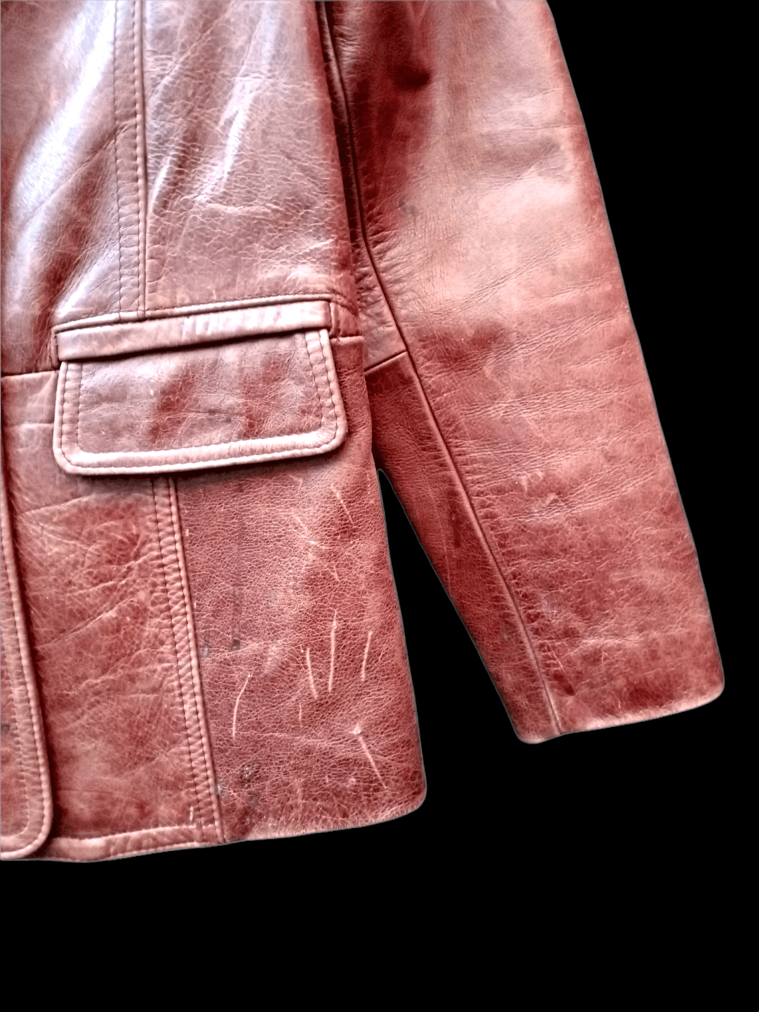 Japanese Brand POLITIX LEATHER JACKET Size US M / EU 48-50 / 2 - 8 Thumbnail