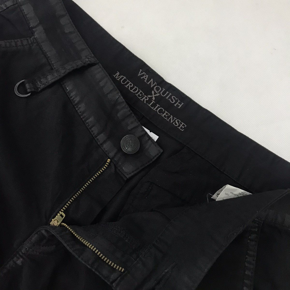 If Six Was Nine Vanquish x Murder License Black Cargo Zippier Pants Size US 30 / EU 46 - 18 Thumbnail