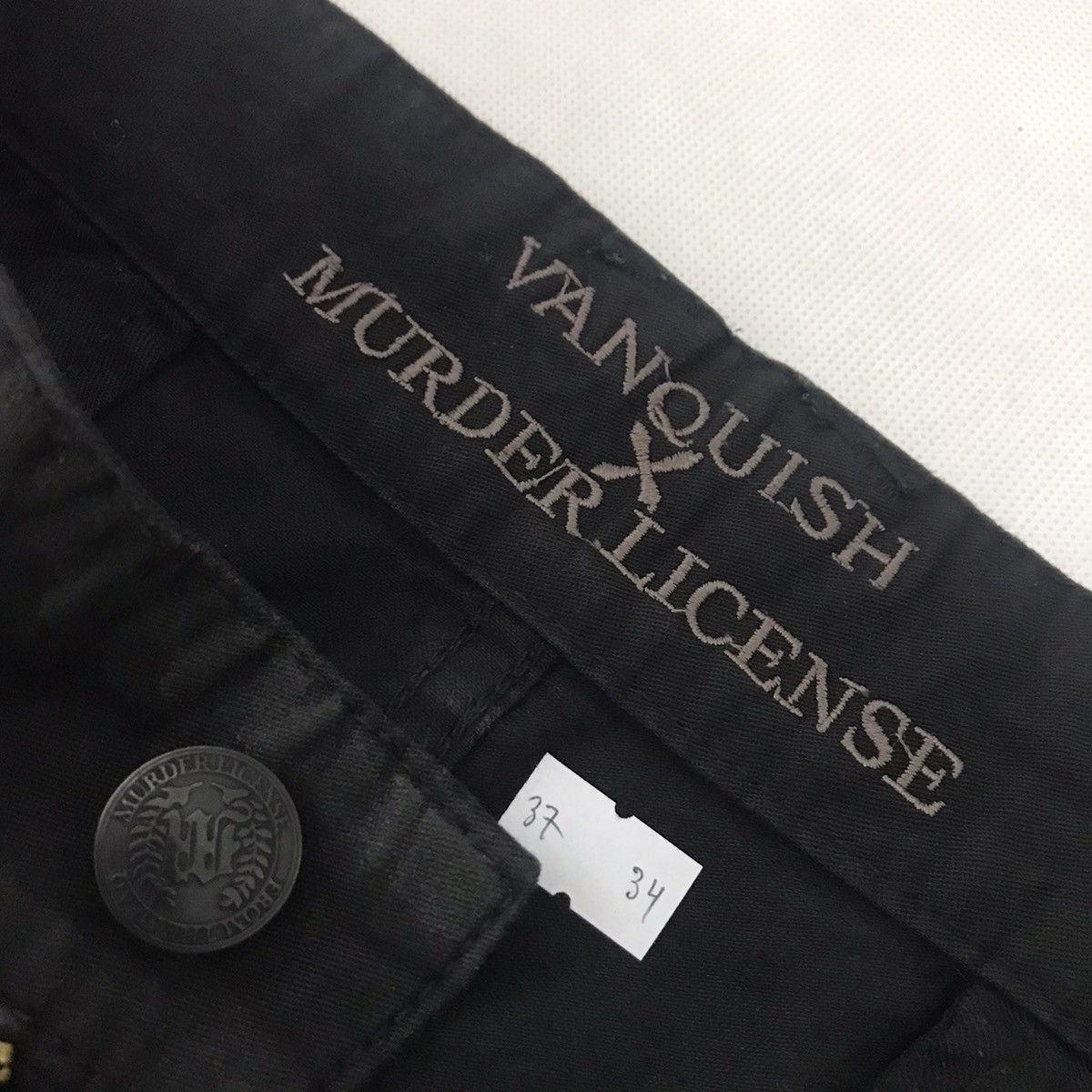 If Six Was Nine Vanquish x Murder License Black Cargo Zippier Pants Size US 30 / EU 46 - 17 Thumbnail