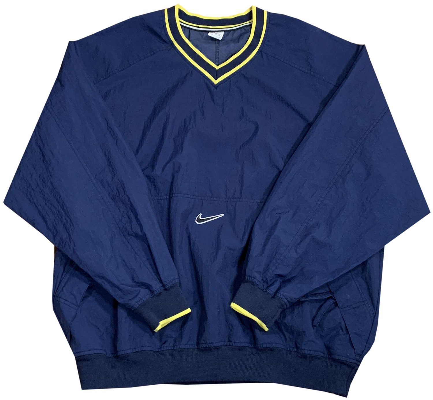 Nike Vintage Nike Center Swoosh Pullover Windbreaker (Size XL) Size US XL / EU 56 / 4 - 1 Thumbnail