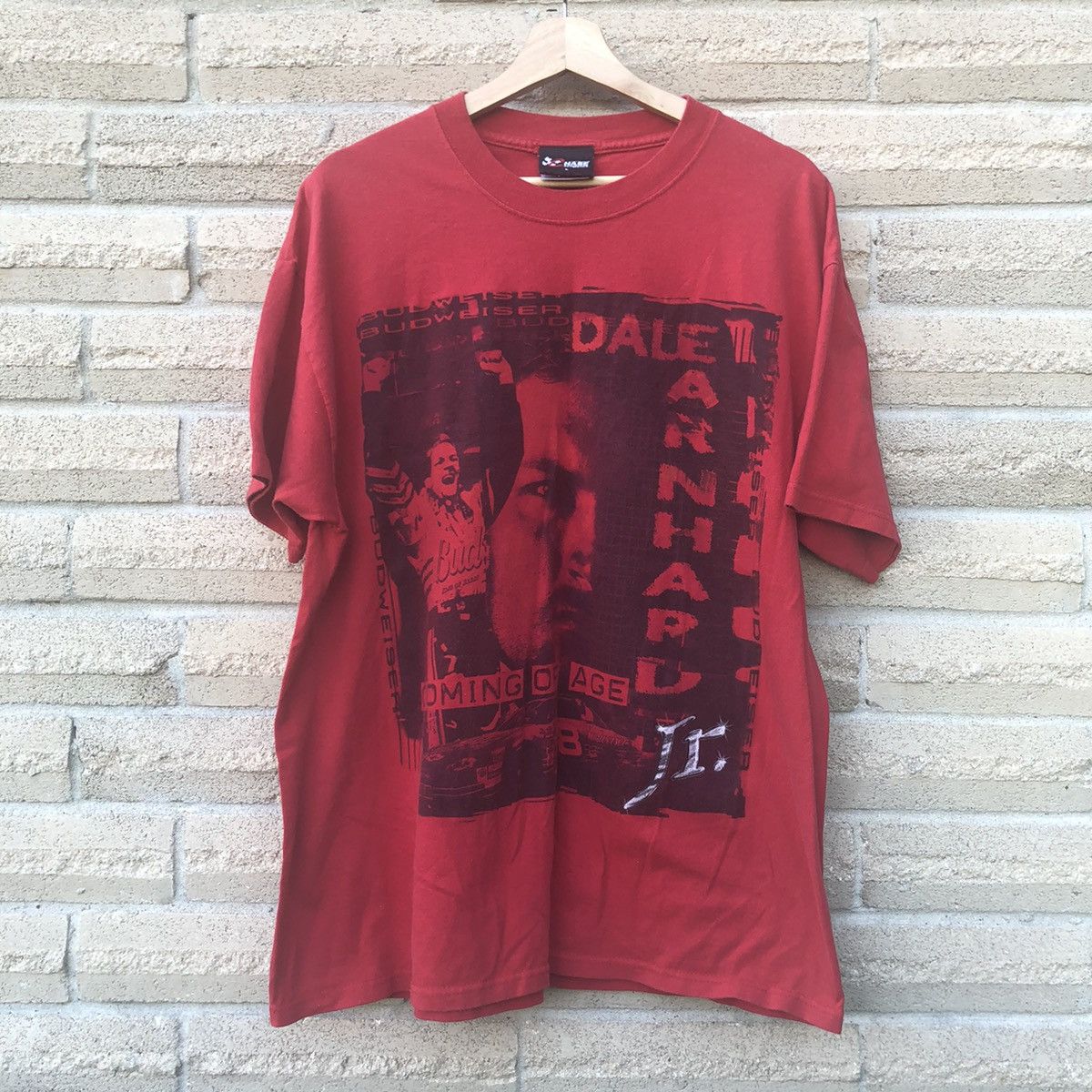 Chase Authentics × Vintage Vintage Y2K nascar Dale Earnhardt jr chase graphic shirt Size US L / EU 52-54 / 3 - 1 Thumbnail