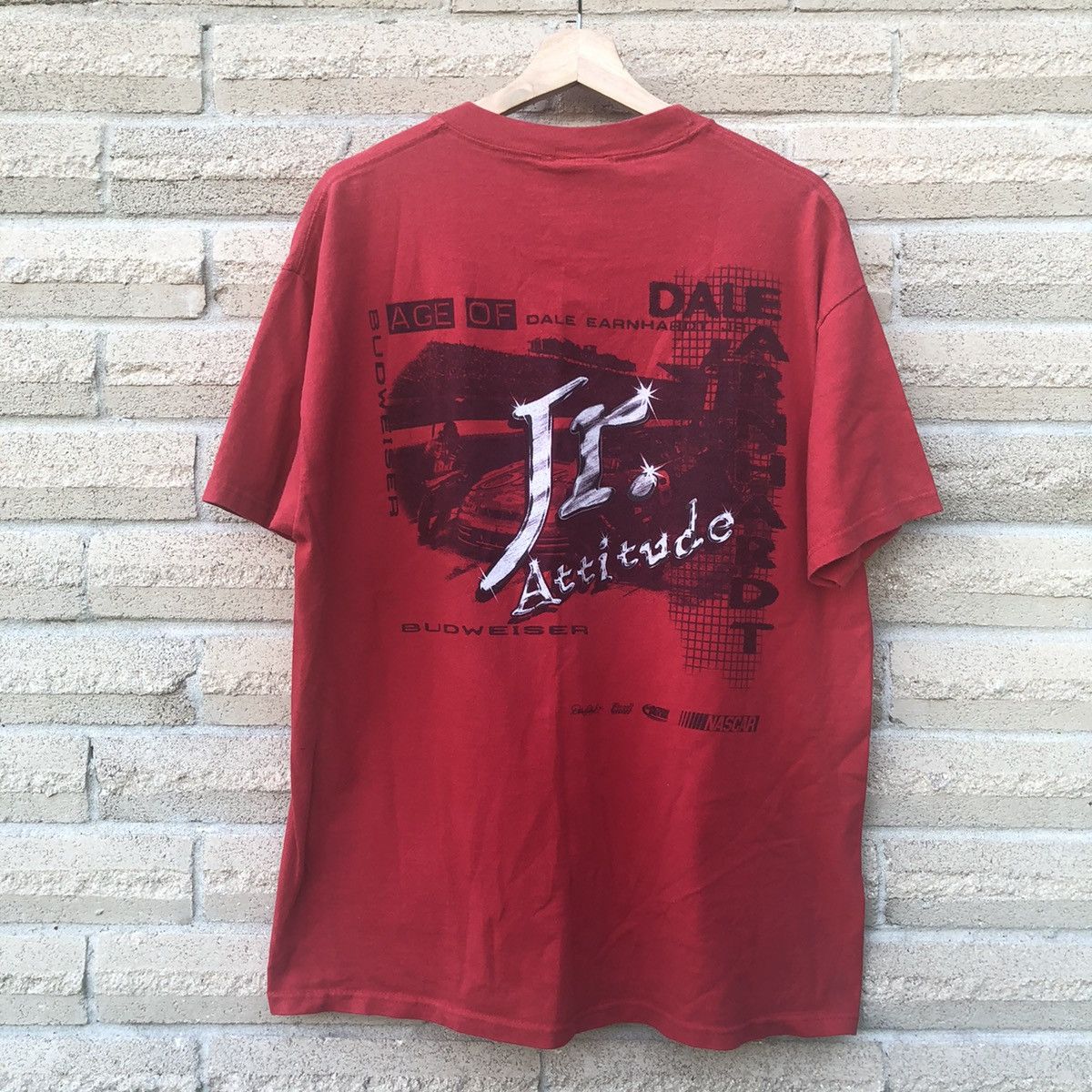 Chase Authentics × Vintage Vintage Y2K nascar Dale Earnhardt jr chase graphic shirt Size US L / EU 52-54 / 3 - 2 Thumbnail