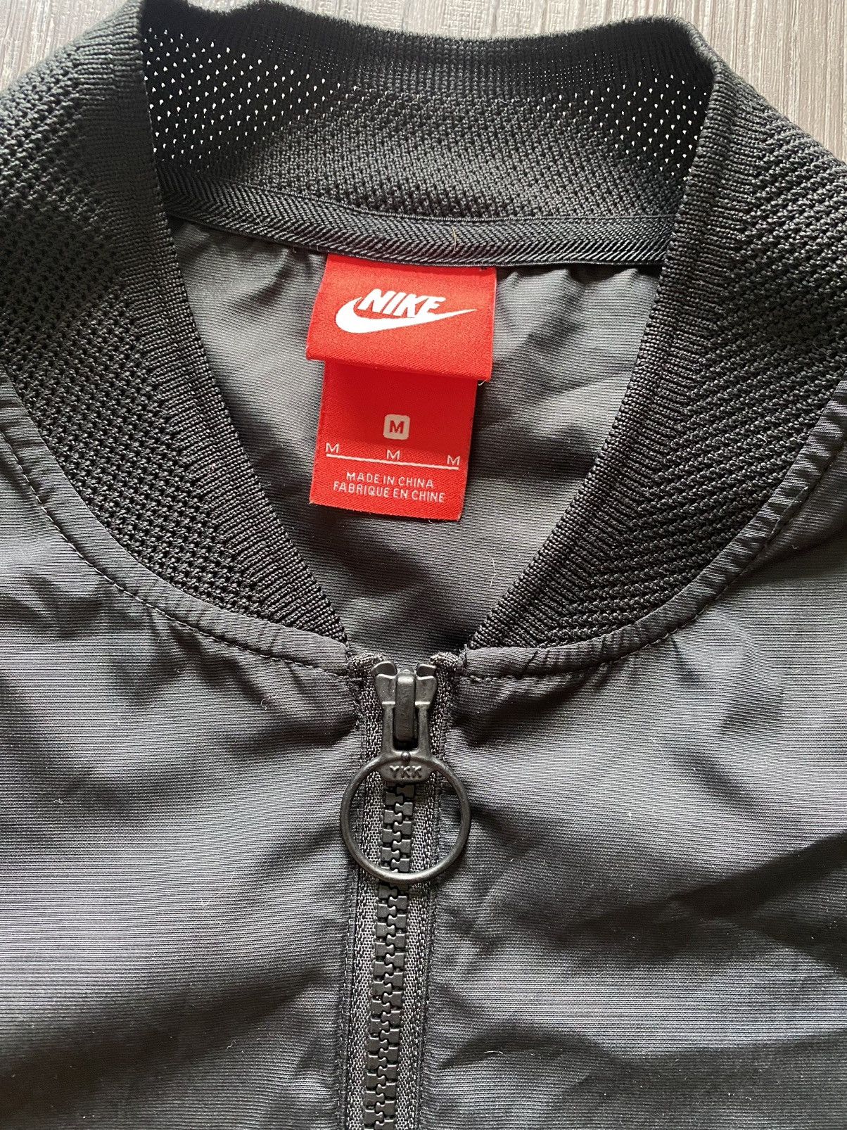 Nike Vintage Black Nike Light Bomber Jacket Size US M / EU 48-50 / 2 - 4 Thumbnail