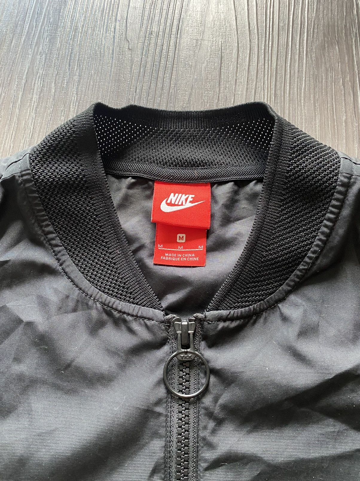 Nike Vintage Black Nike Light Bomber Jacket Size US M / EU 48-50 / 2 - 6 Thumbnail