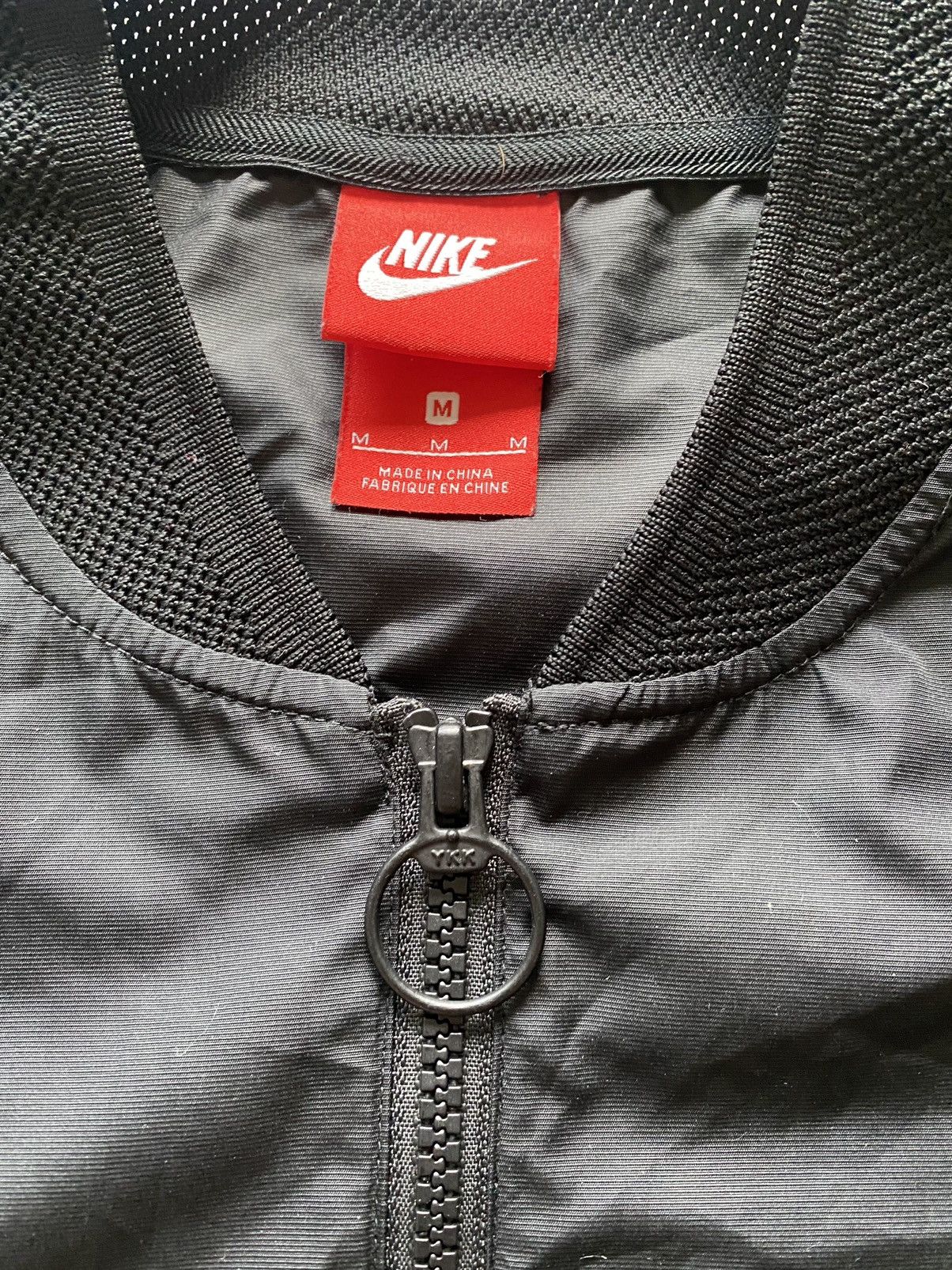 Nike Vintage Black Nike Light Bomber Jacket Size US M / EU 48-50 / 2 - 5 Thumbnail