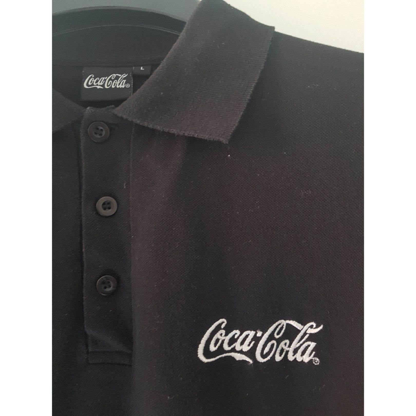 Coca Cola Black Polo Shirt