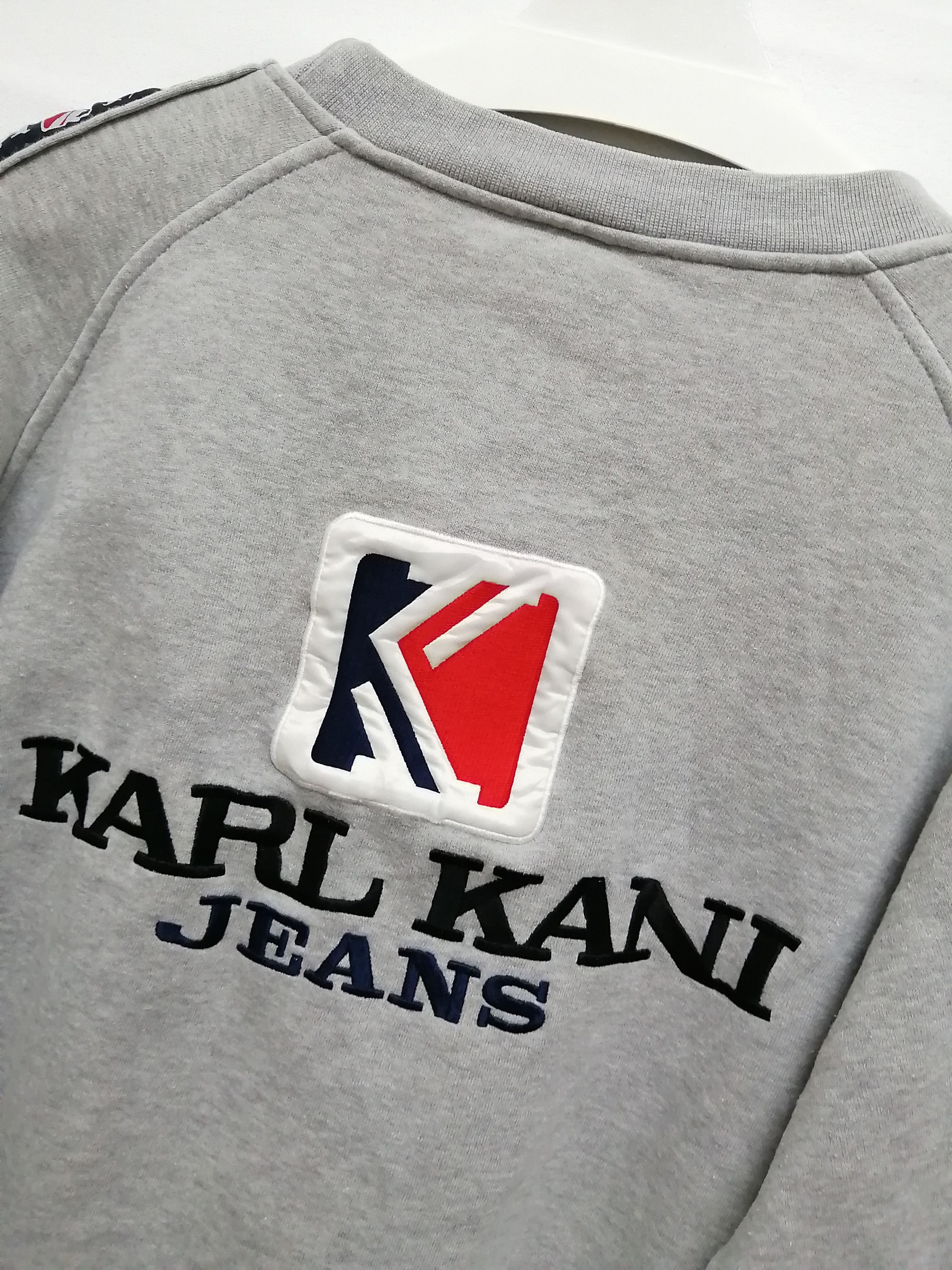 Karl Kani Vintage KARL KANI Spell Out Side Tape Sweatshirt Size US L / EU 52-54 / 3 - 3 Thumbnail