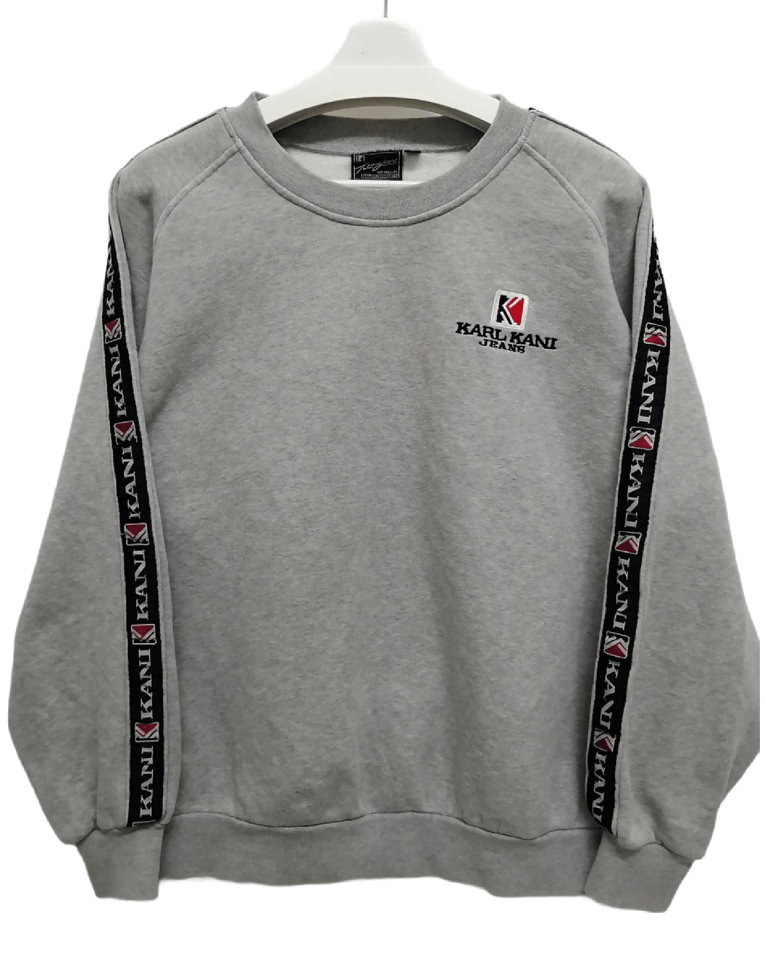 Karl Kani Vintage KARL KANI Spell Out Side Tape Sweatshirt Size US L / EU 52-54 / 3 - 2 Thumbnail