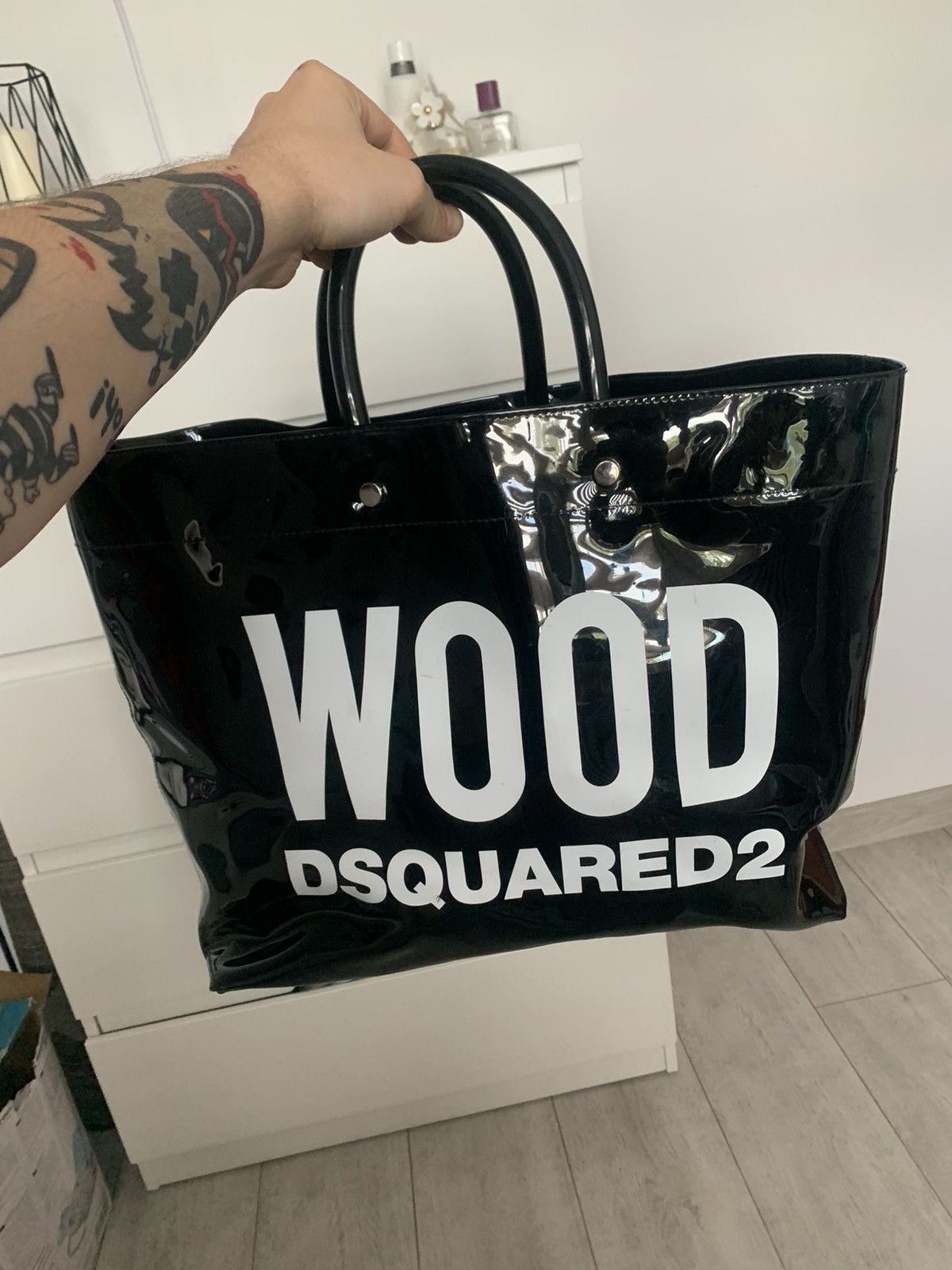 Dsquared2 discount wood bag