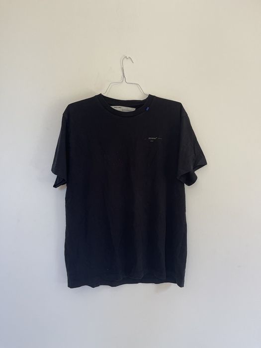 Off-White Off white unfinished Logo Print TEE | Grailed