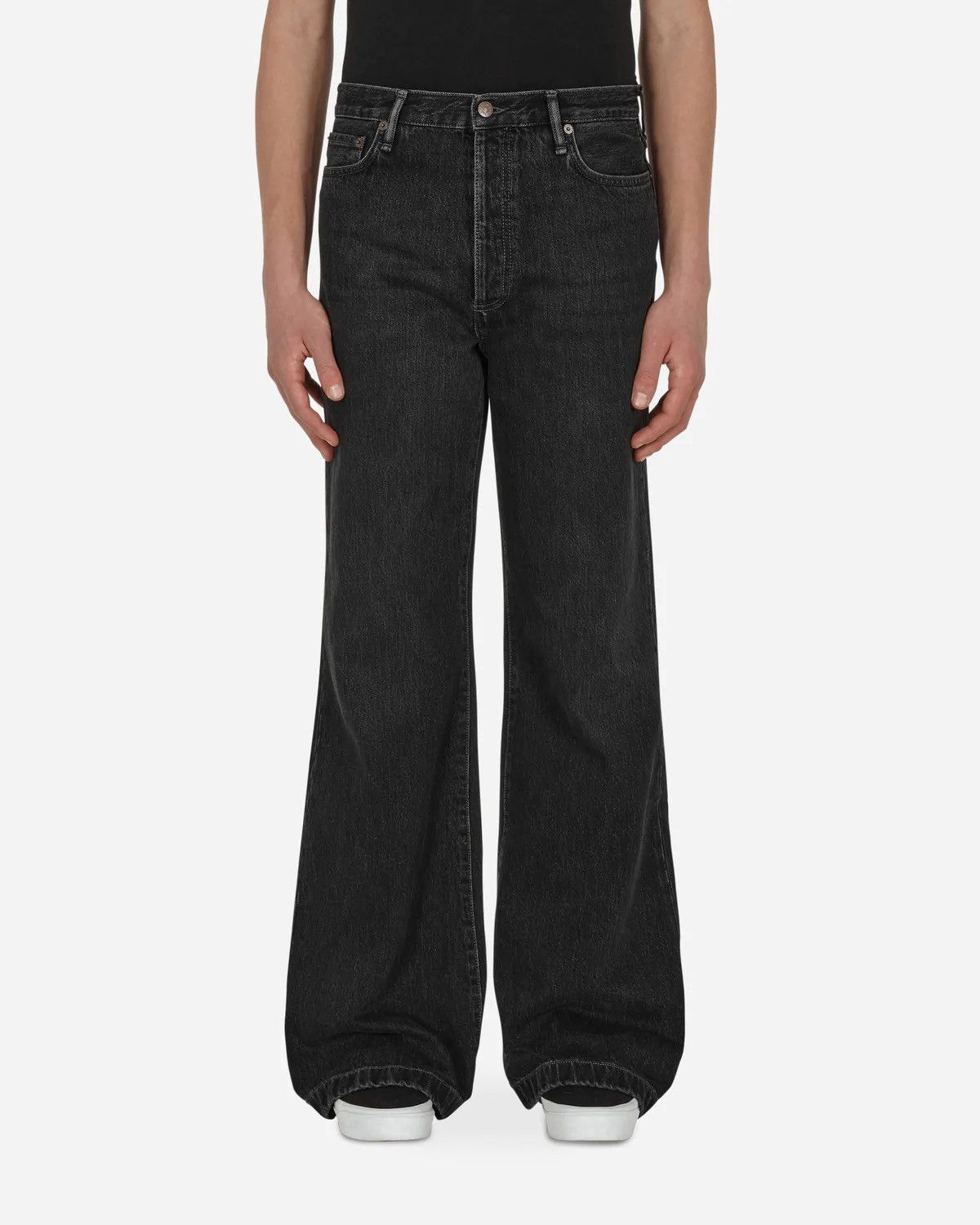 Acne Studios Acne Studios wide flared denim 1978 ”Vintage Black” | Grailed